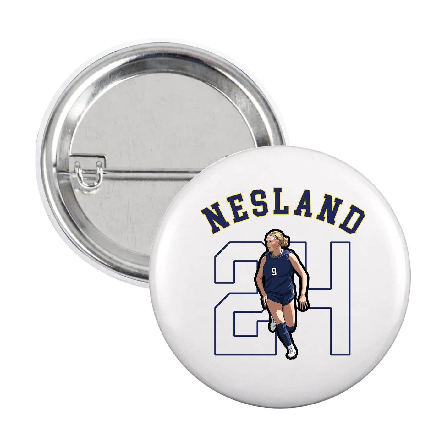 Game Day Button — Shirsey Arch in White