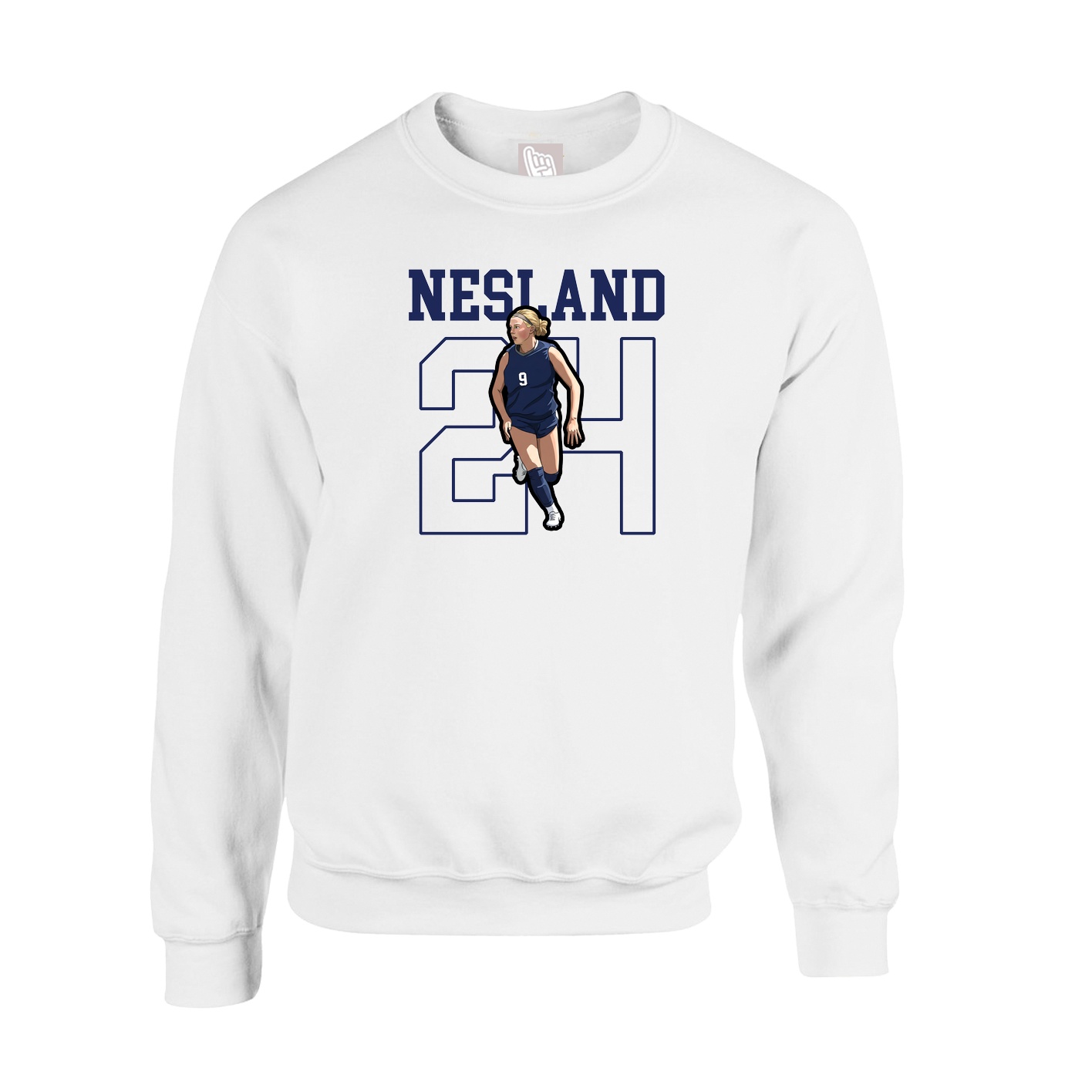 Fleece Crew — Shirsey in White