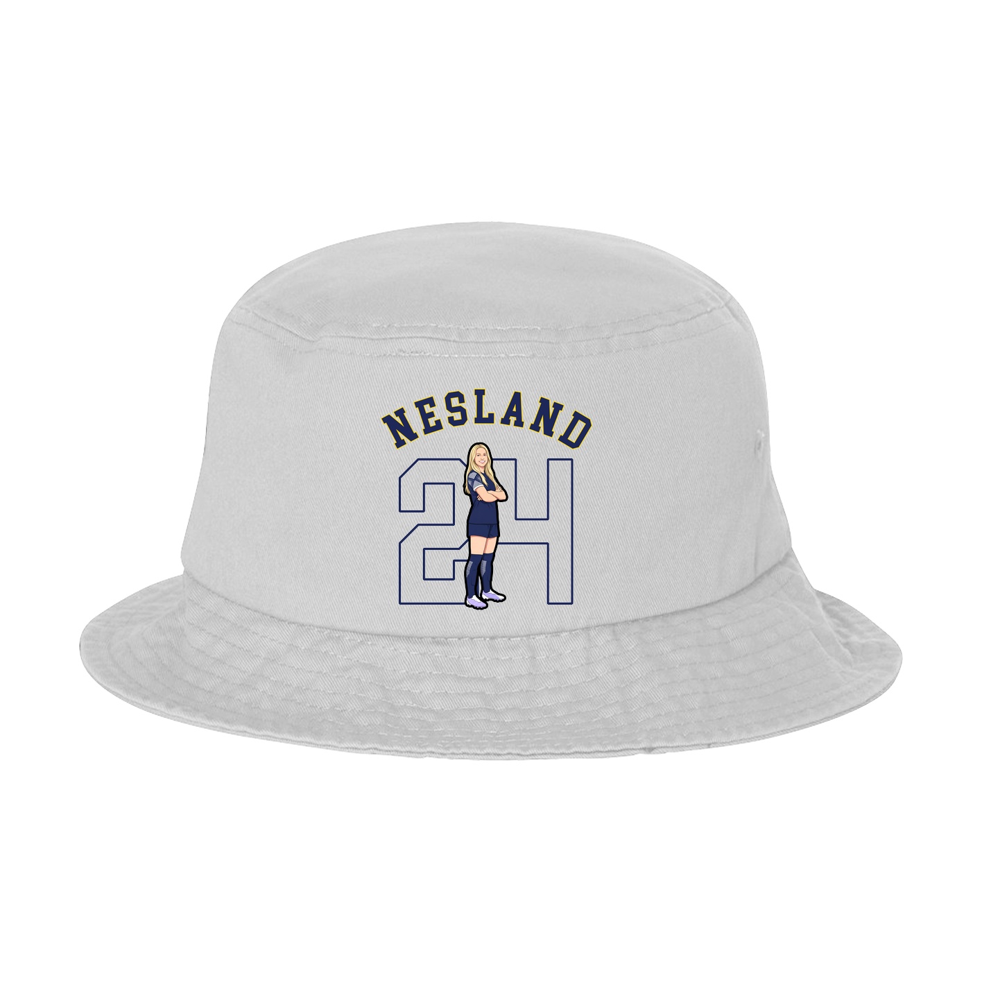 Bucket Cap — Shirsey Arch in White