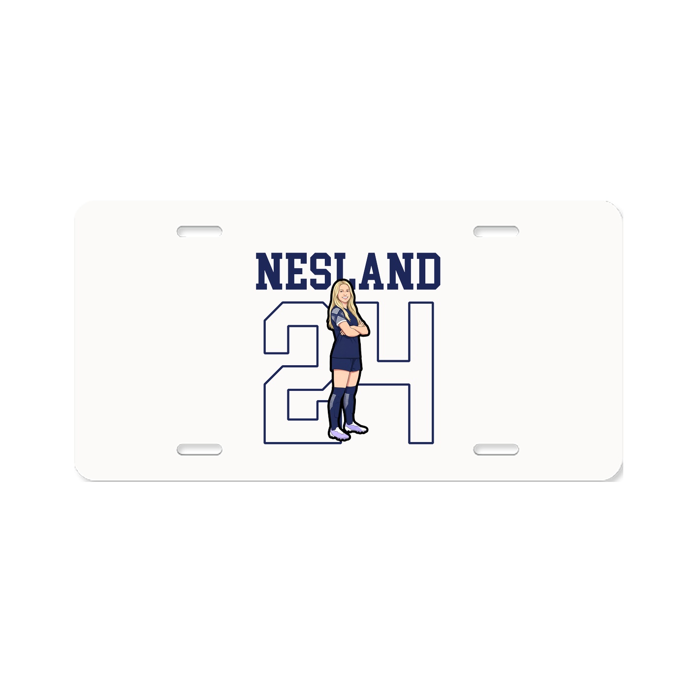 License Plate — Shirsey in Classic