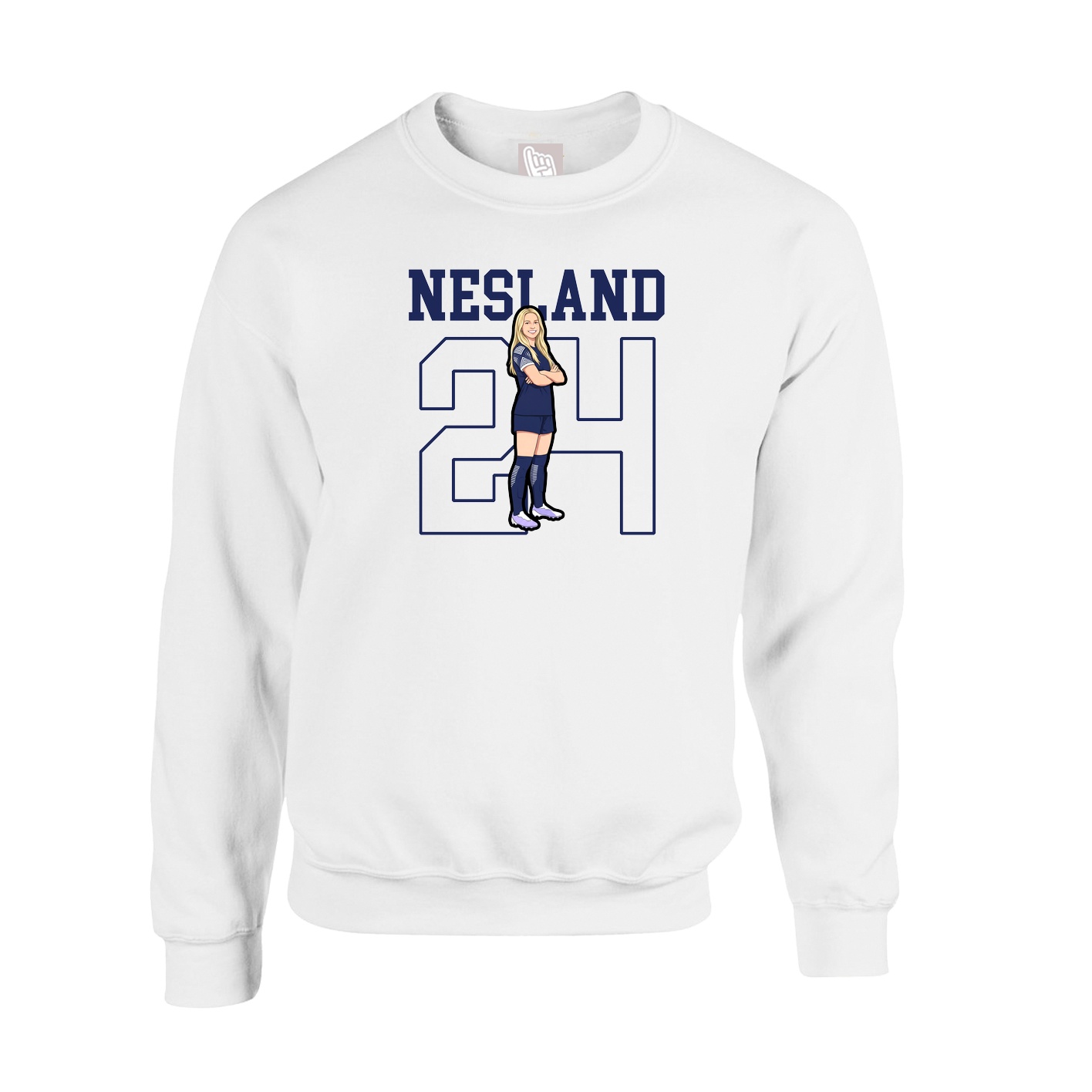 Fleece Crew — Shirsey in White
