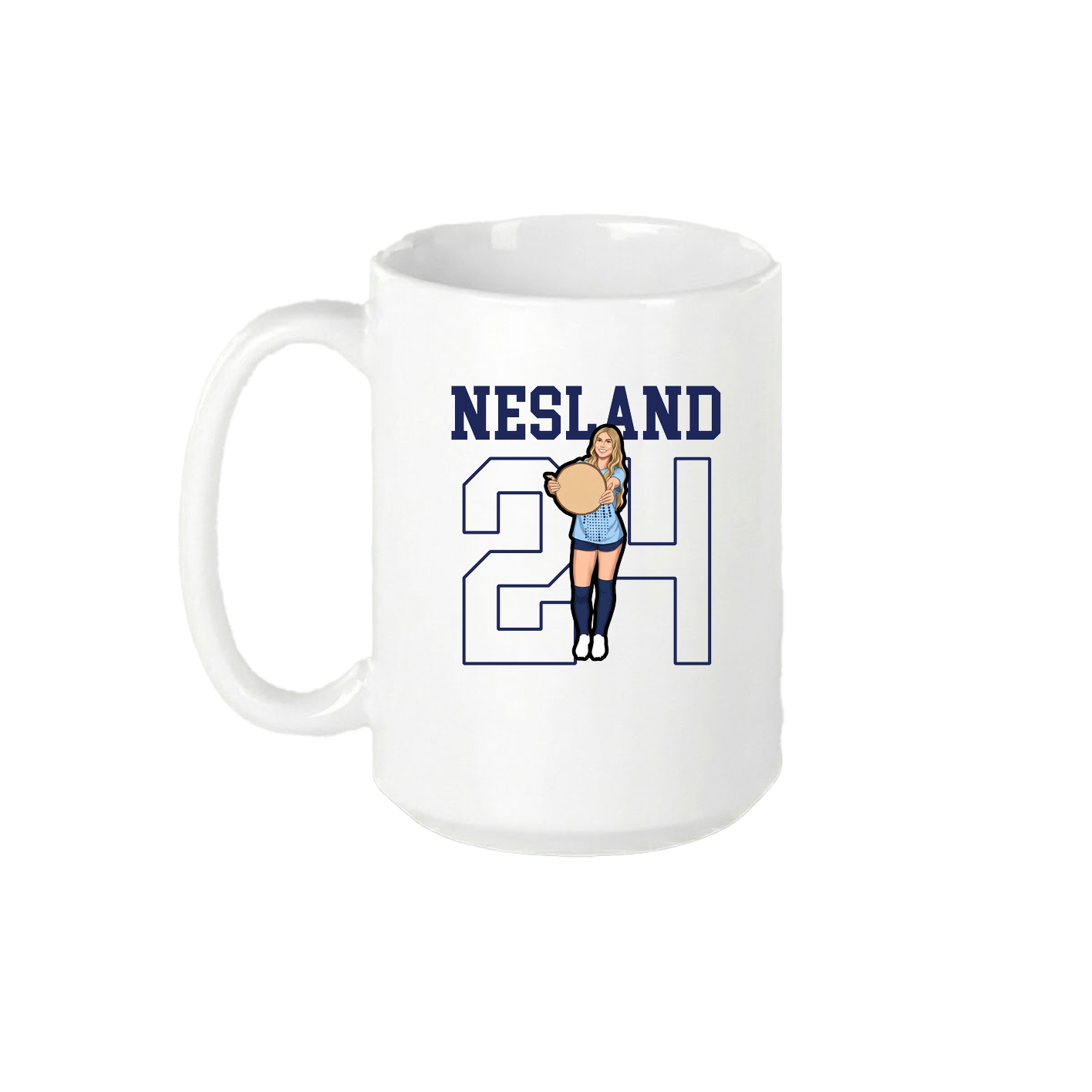 15oz Coffee Mug — Shirsey in White