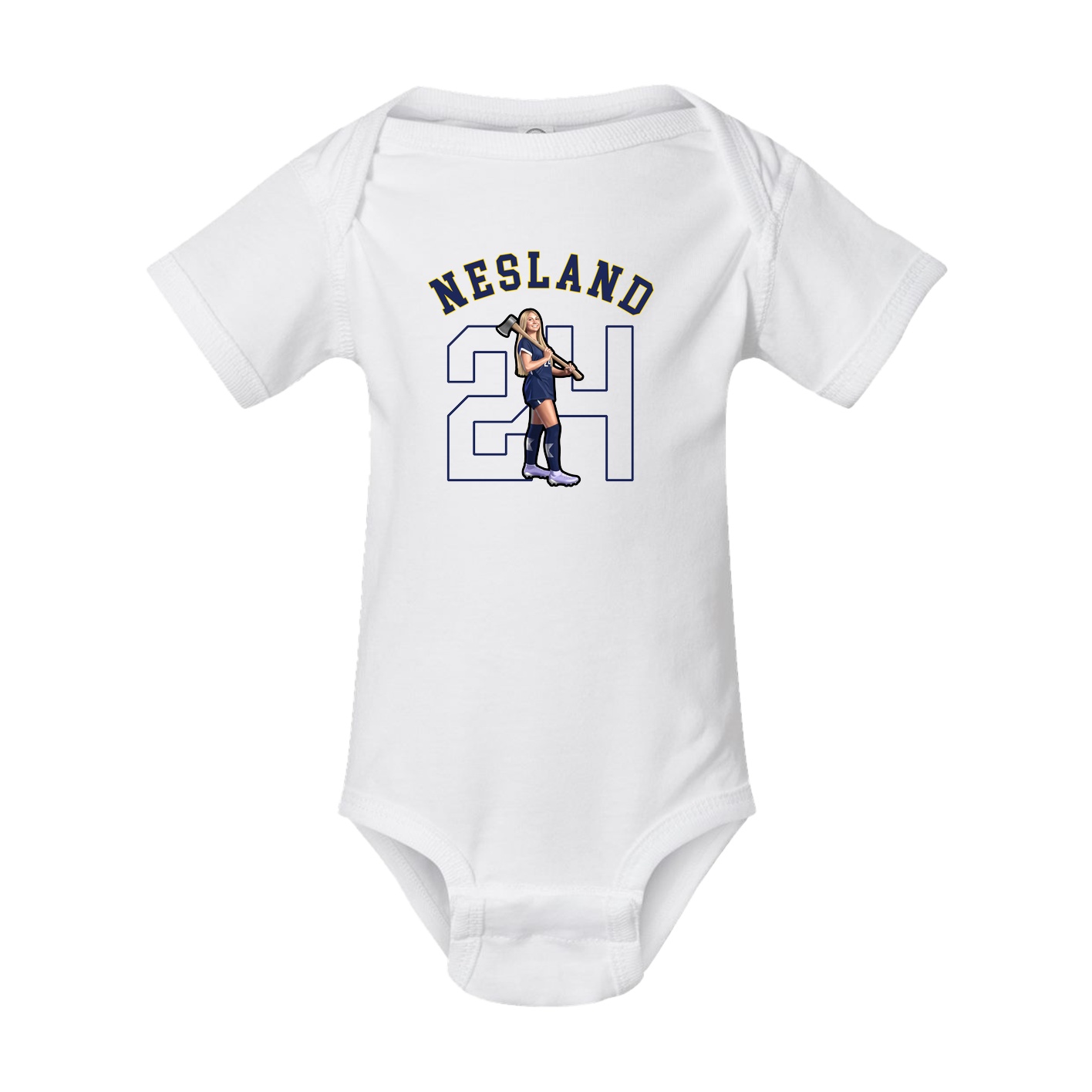 Baby Onesie — Shirsey Arch in White
