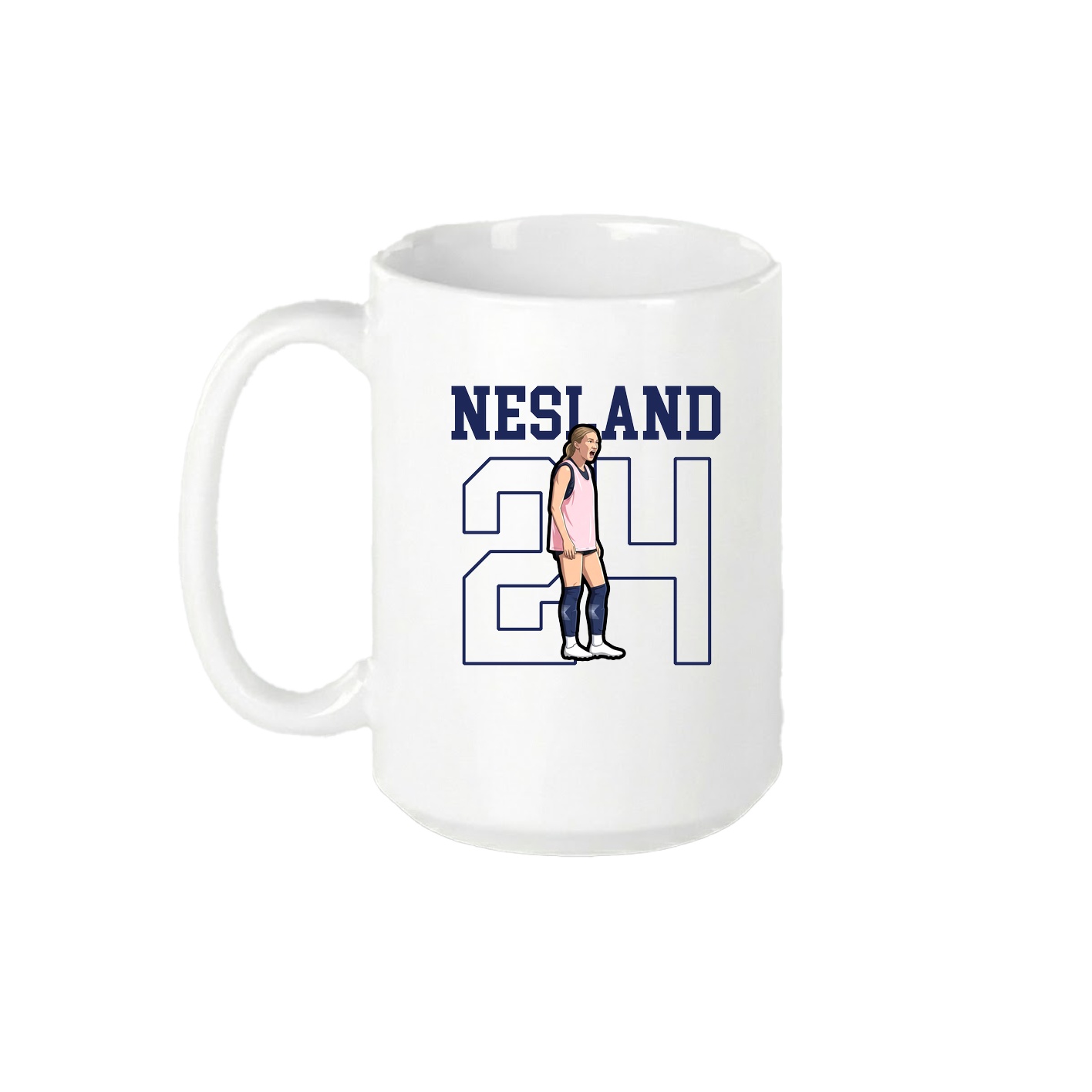 15oz Coffee Mug — Shirsey in White