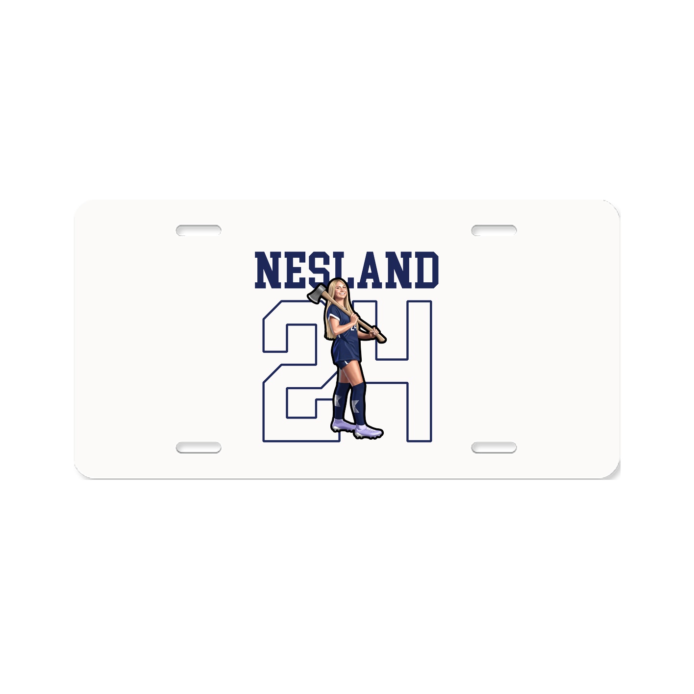 License Plate — Shirsey in Classic