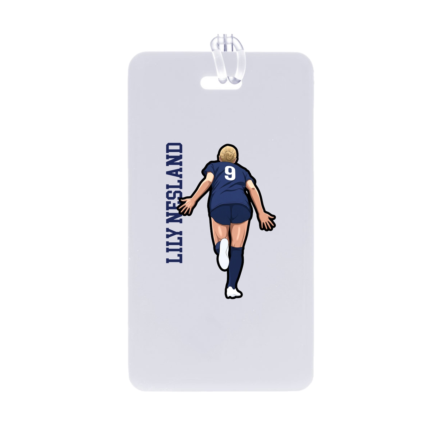 Bag Tag — Name Vertical in Classic