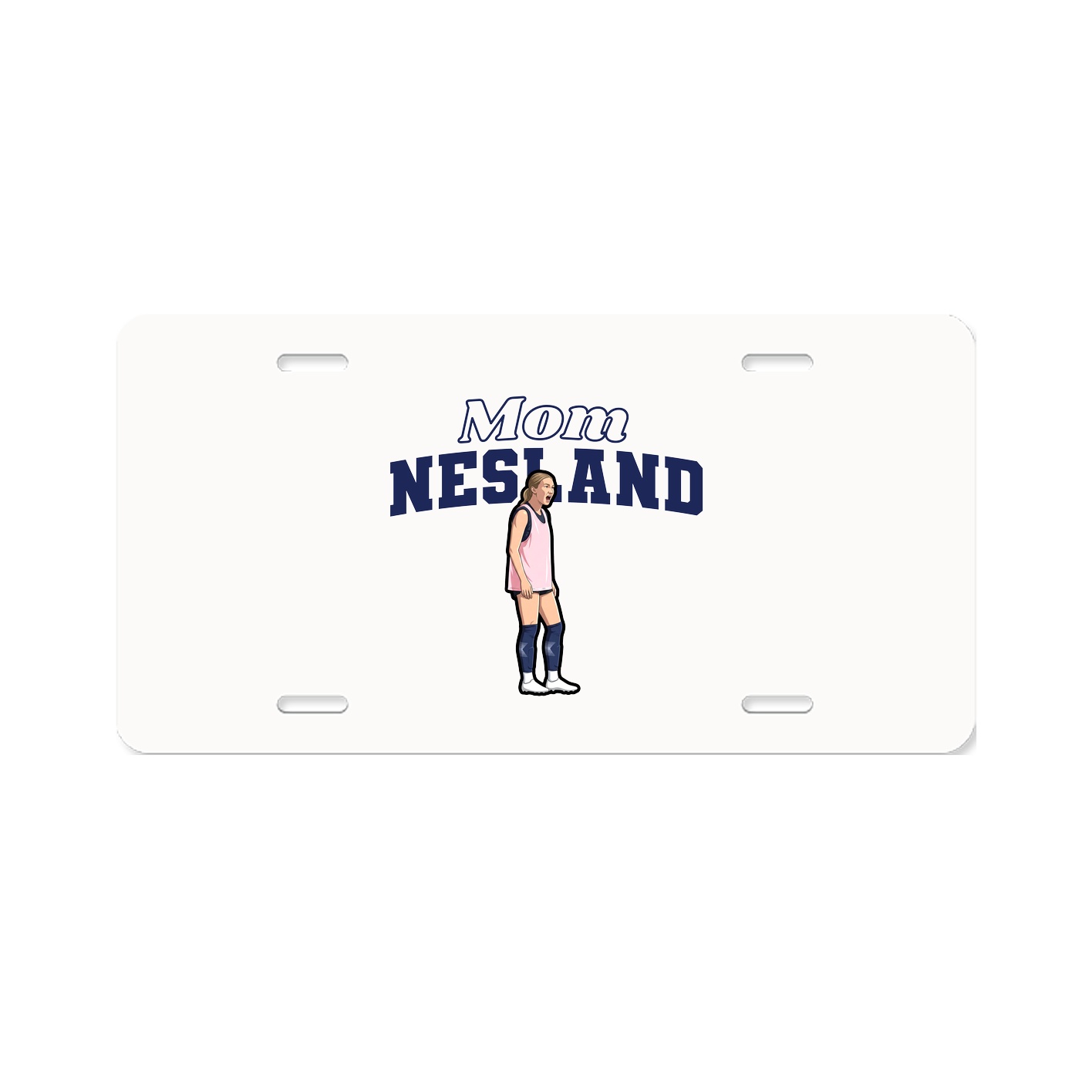 License Plate — Mothers Day Block in Classic