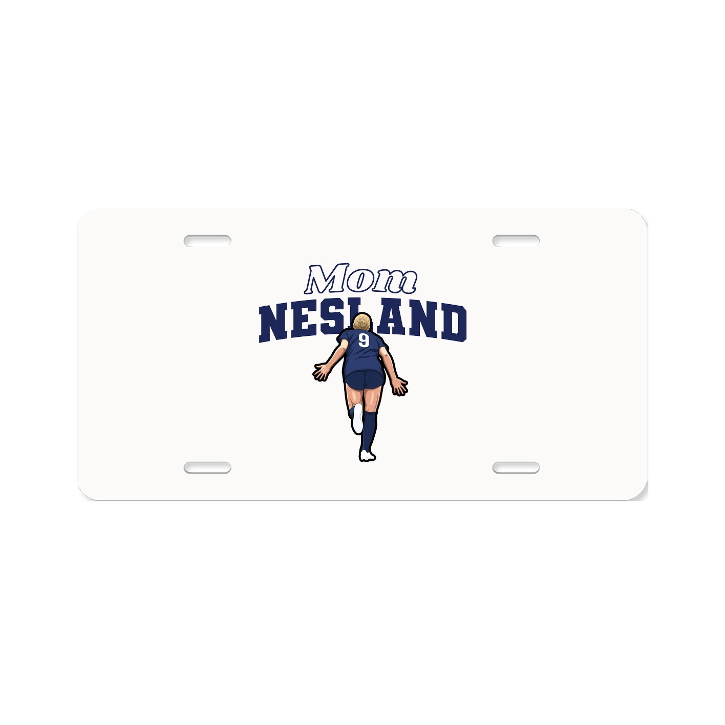 License Plate — Mothers Day Block in Classic