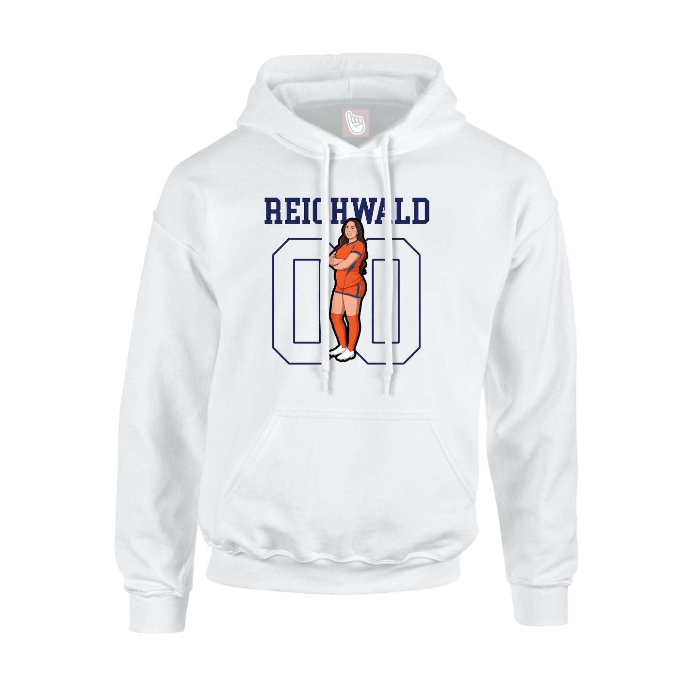 Hoodie — Shirsey in White