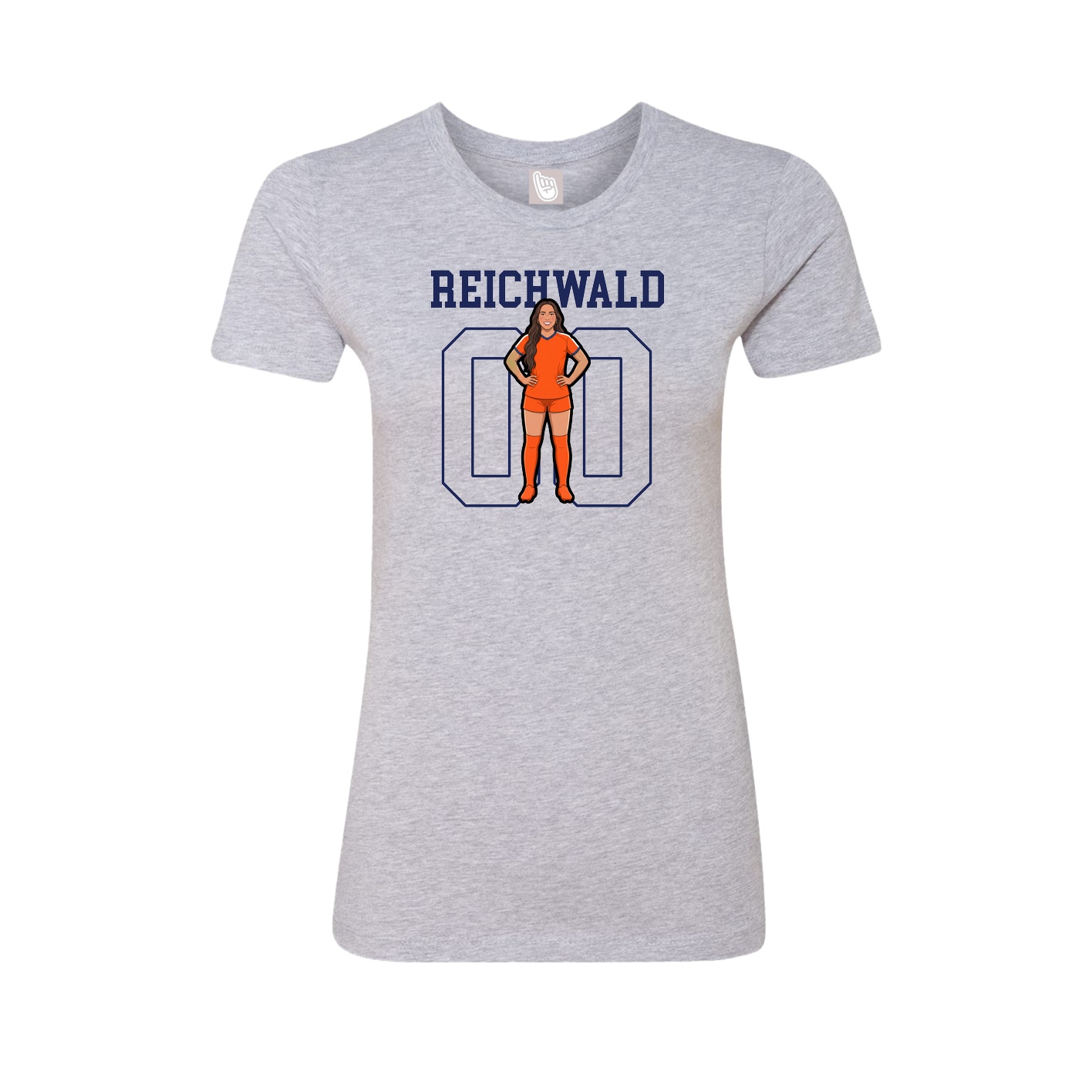 Fitted Women's Tee — Shirsey in Grey