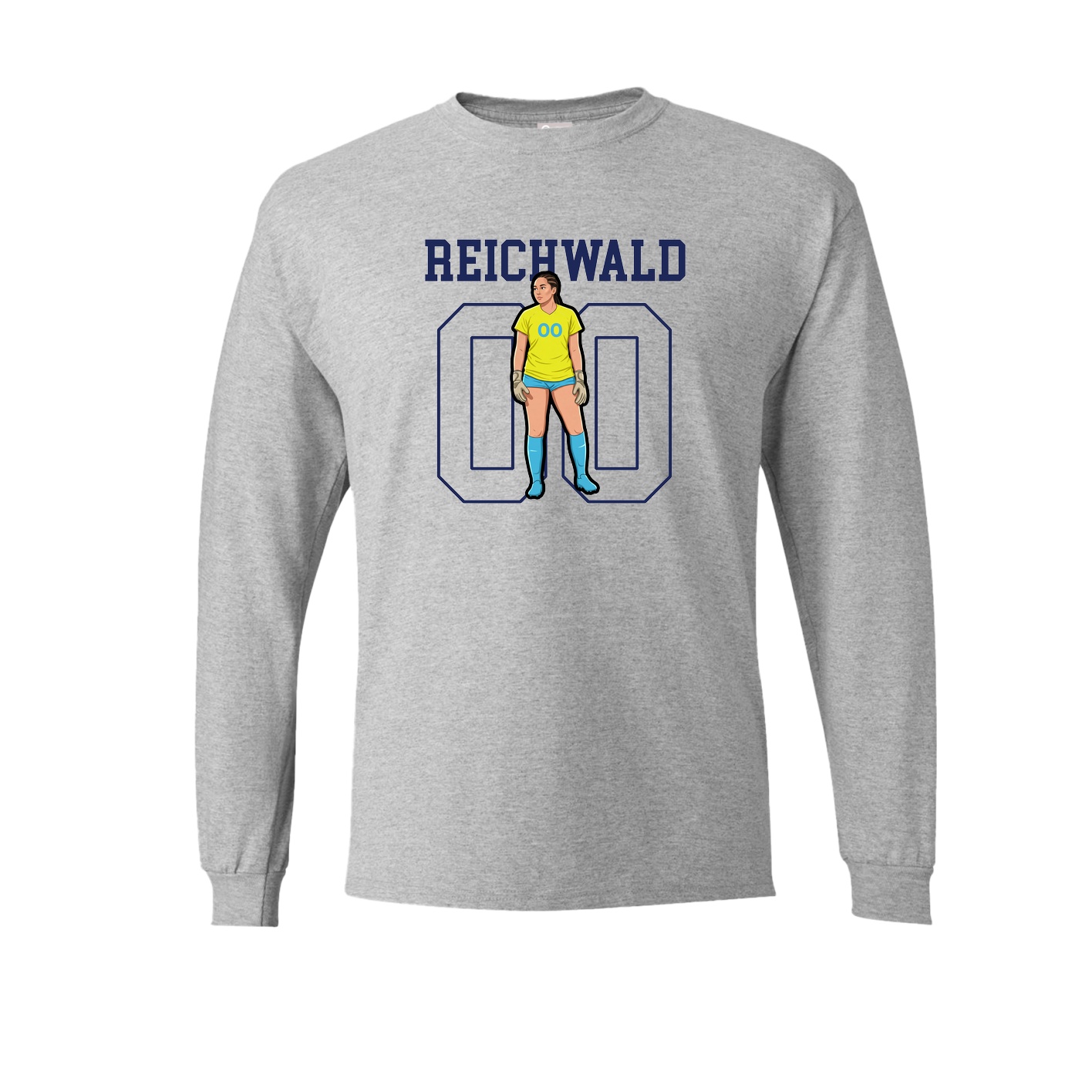 Long Sleeve Tee — Shirsey in Grey