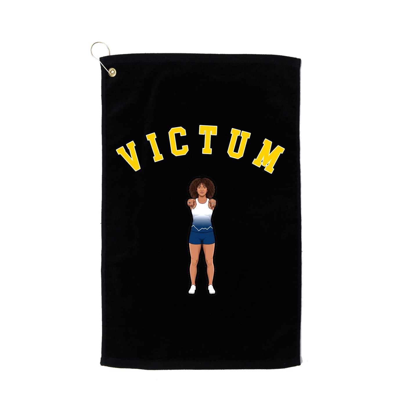 Golf Towel — Shirsey Arch in Black