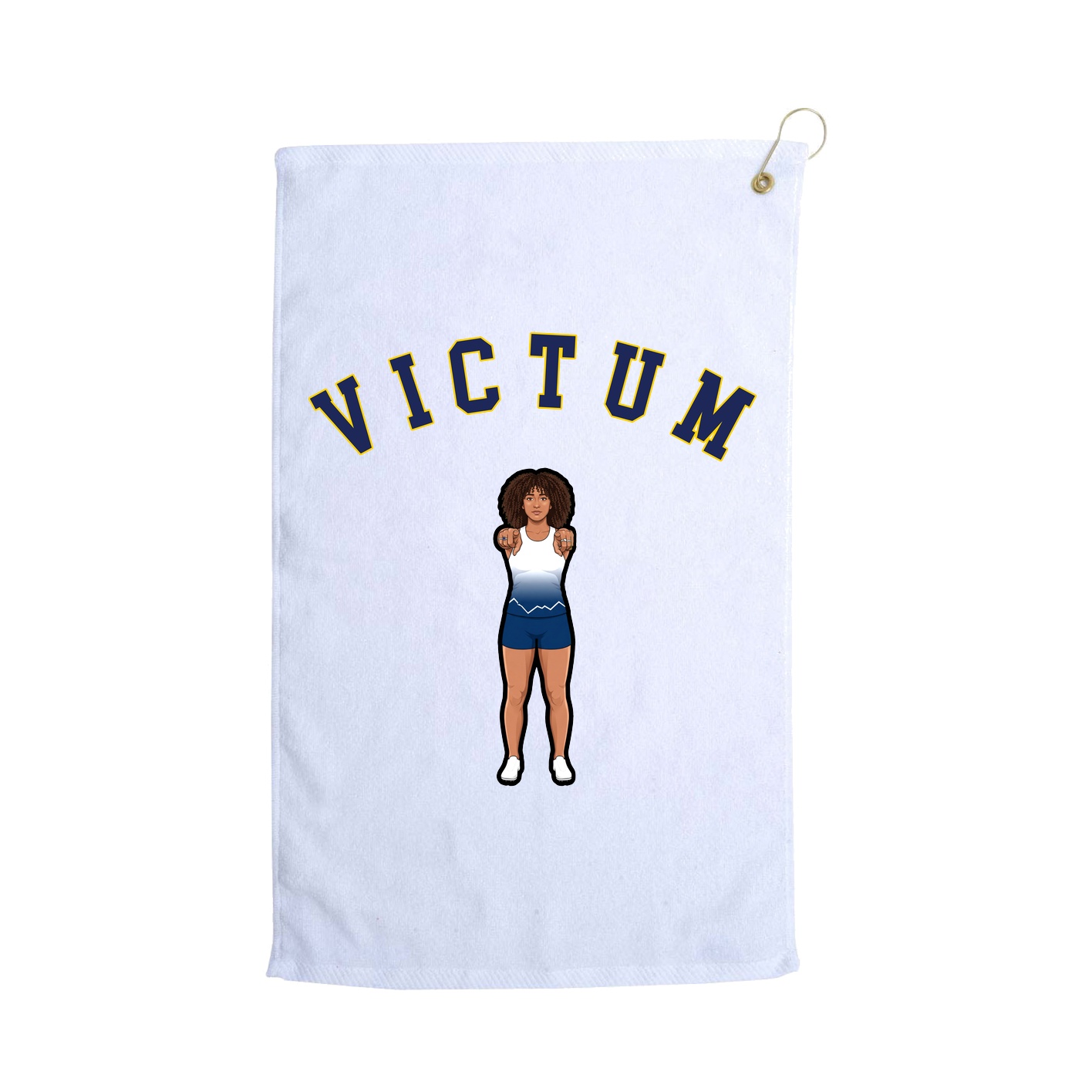 Golf Towel — Shirsey Arch in White