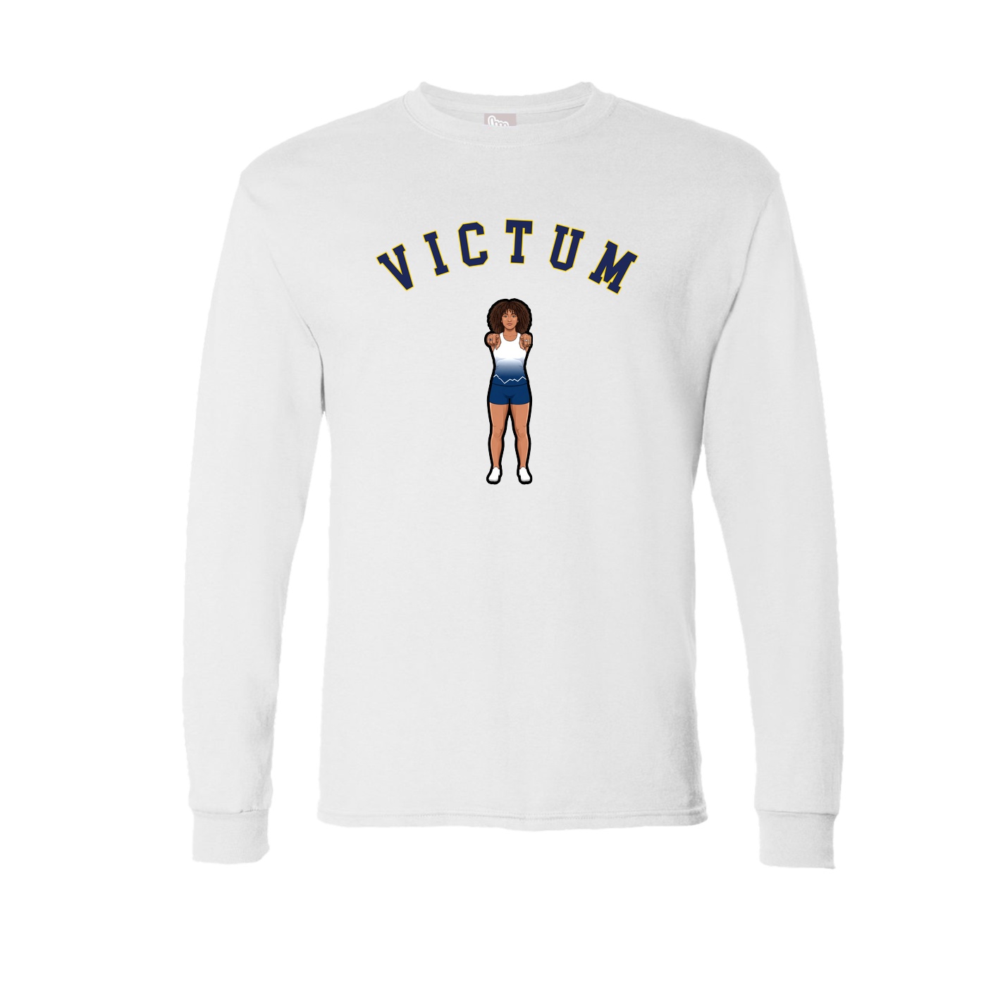 Long Sleeve Tee — Shirsey Arch in White