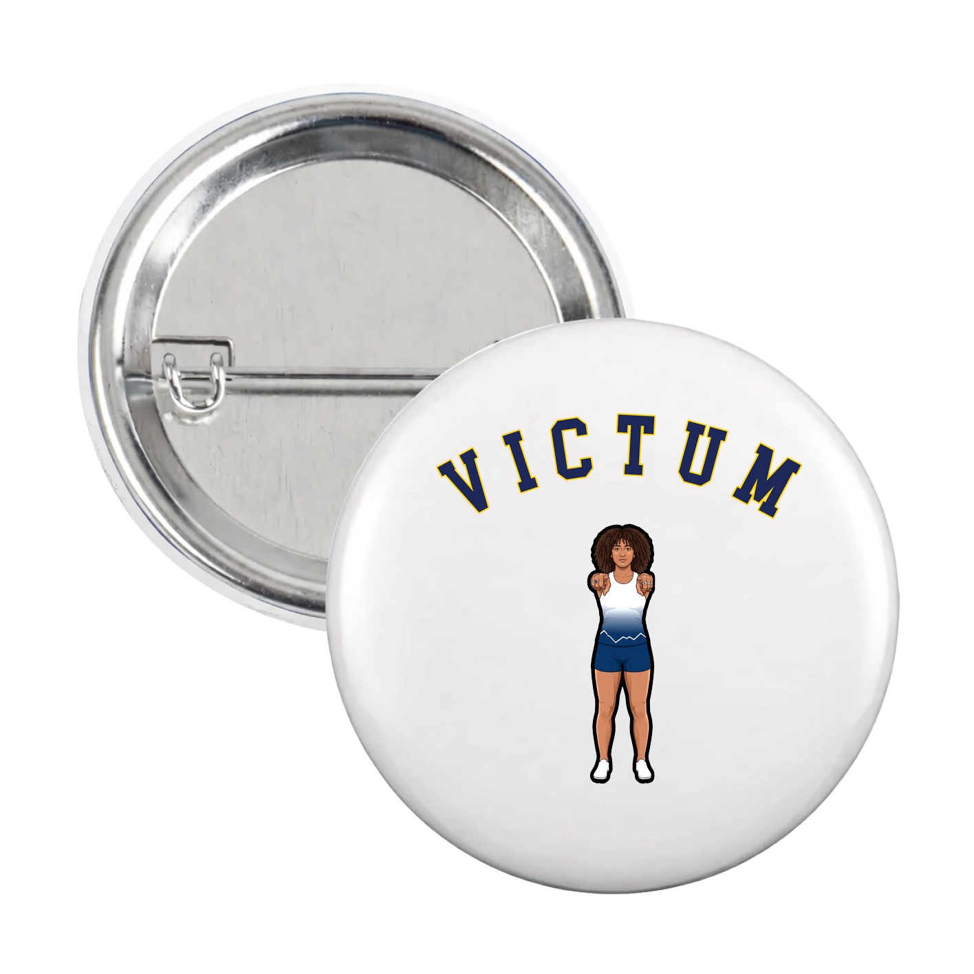 Game Day Button — Shirsey Arch in White