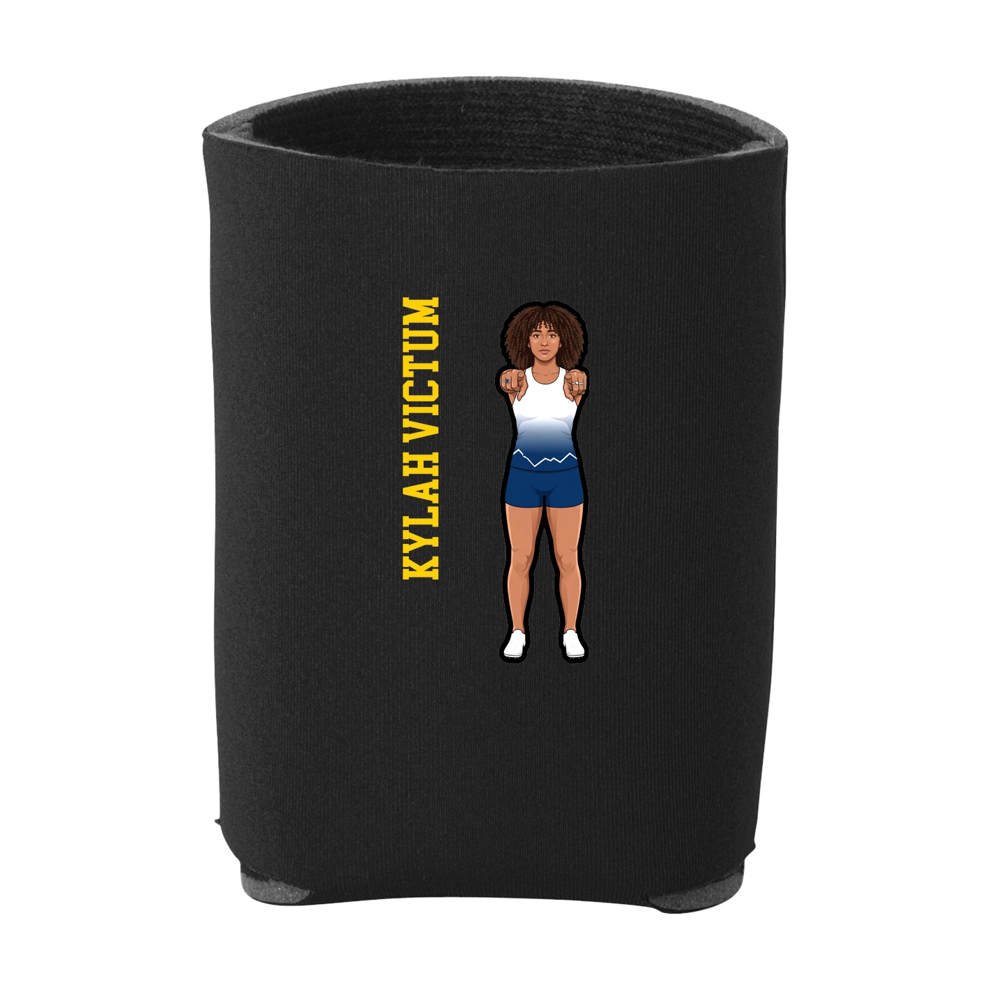 Can Holder — Name Vertical in Black