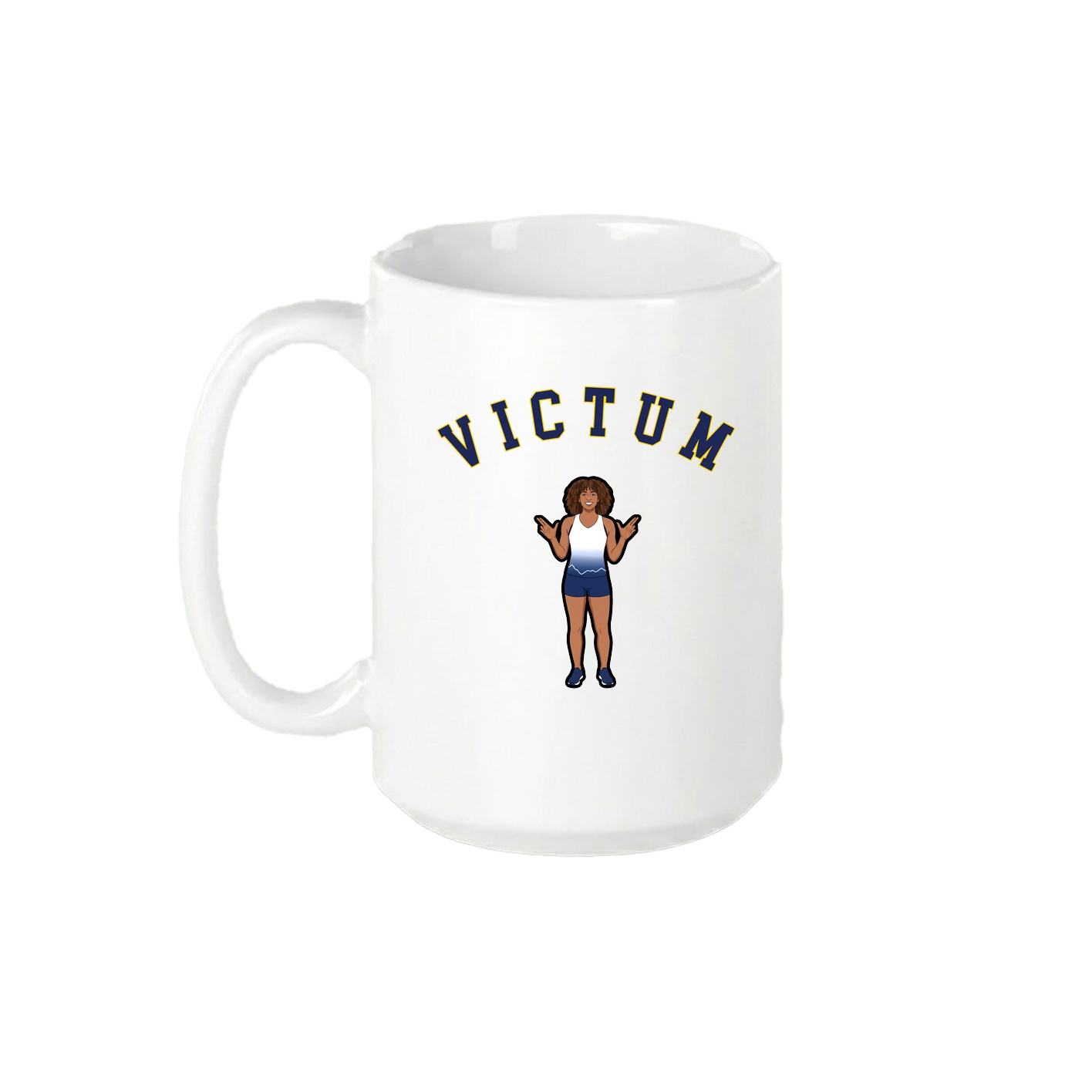15oz Coffee Mug — Shirsey Arch in White