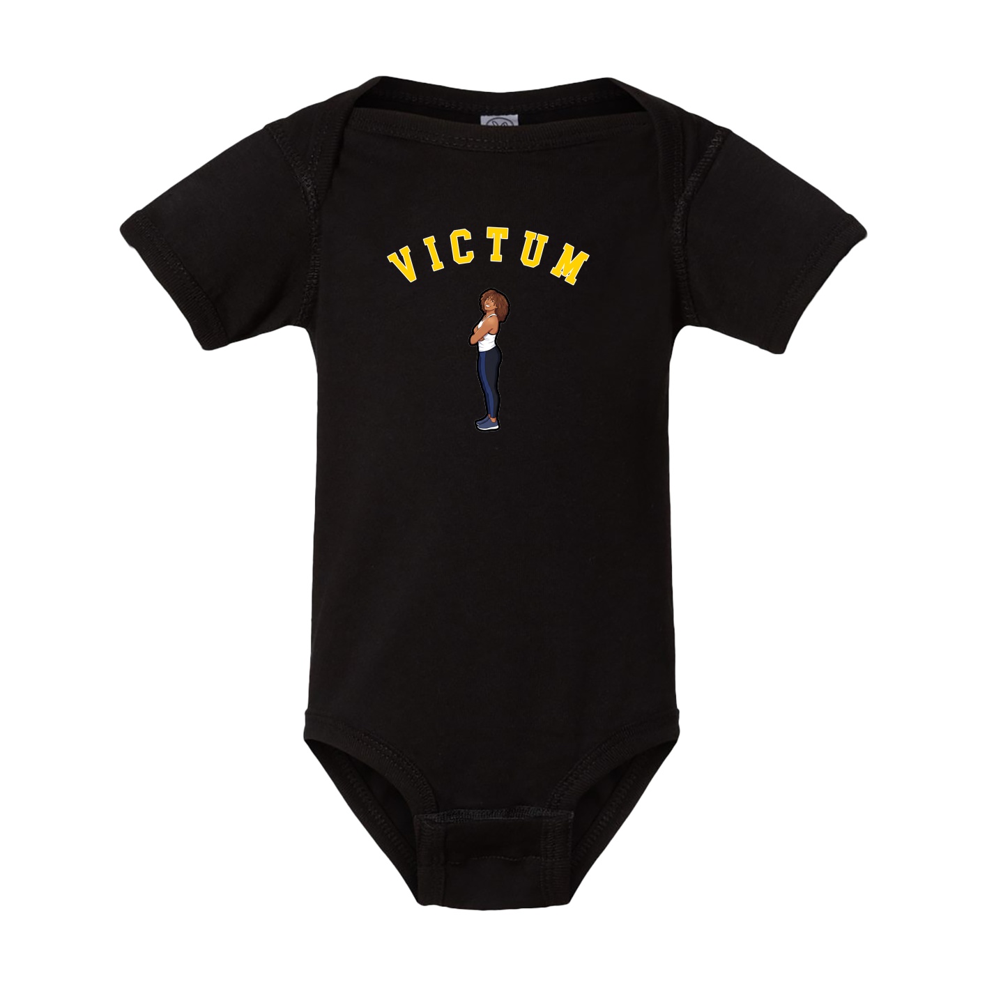 Baby Onesie — Shirsey Arch in Black