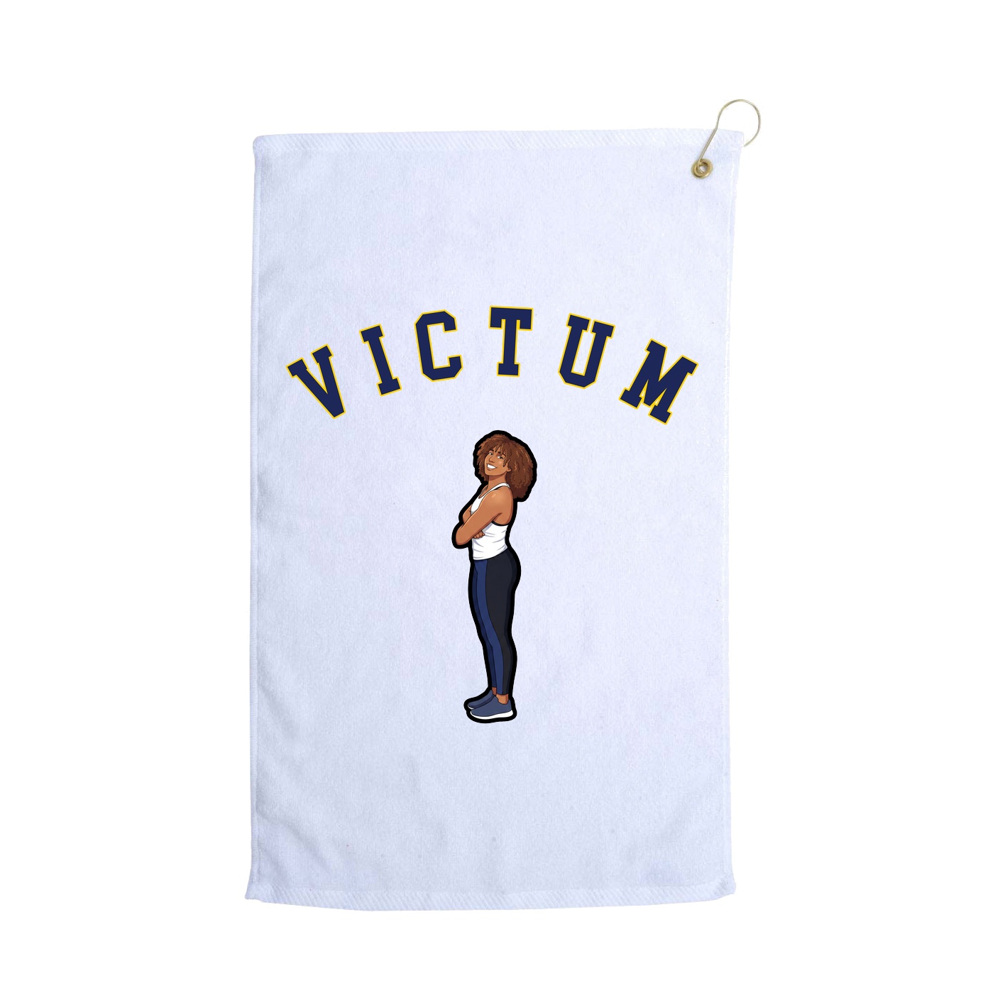 Golf Towel — Shirsey Arch in White