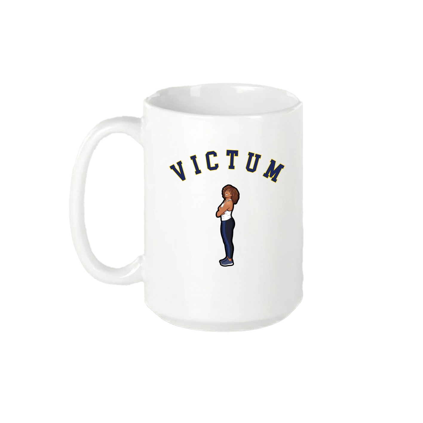 15oz Coffee Mug — Shirsey Arch in White