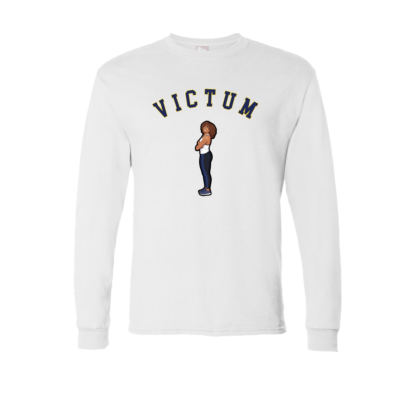 Long Sleeve Tee — Shirsey Arch in White