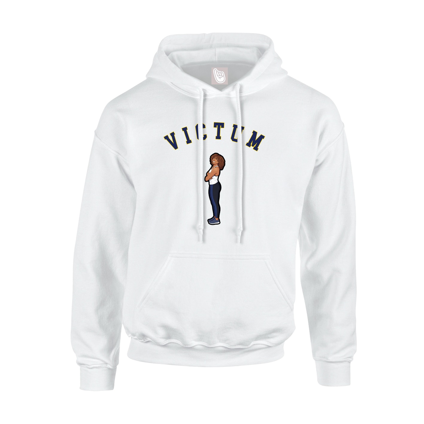 Youth Hoodie — Shirsey Arch in White