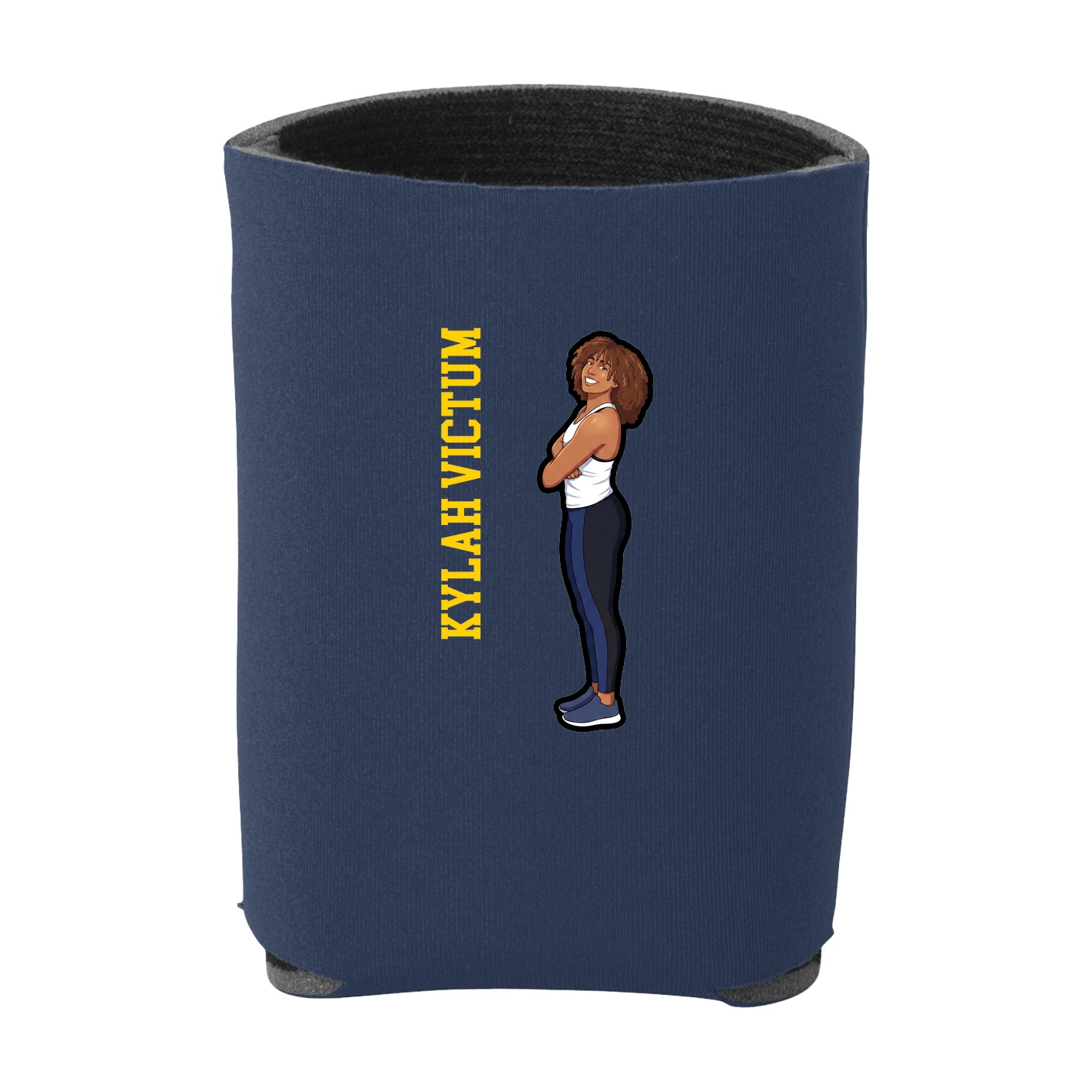 Can Holder — Name Vertical in Navy