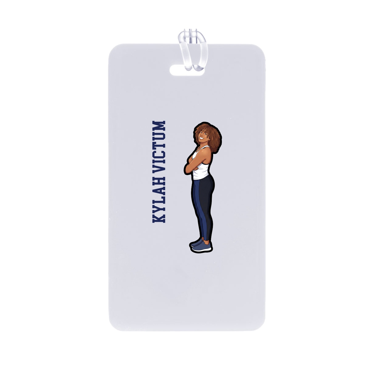 Bag Tag — Name Vertical in Classic
