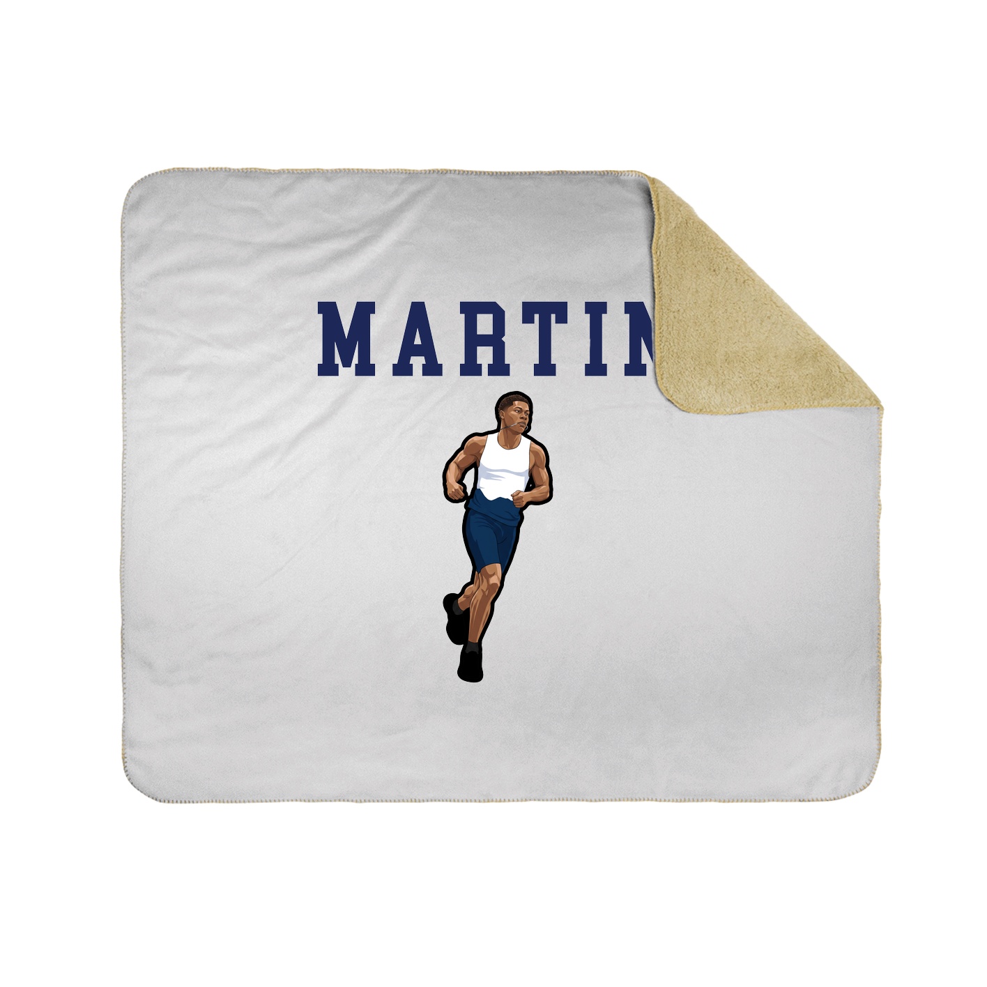 Throw Blanket — Shirsey in White