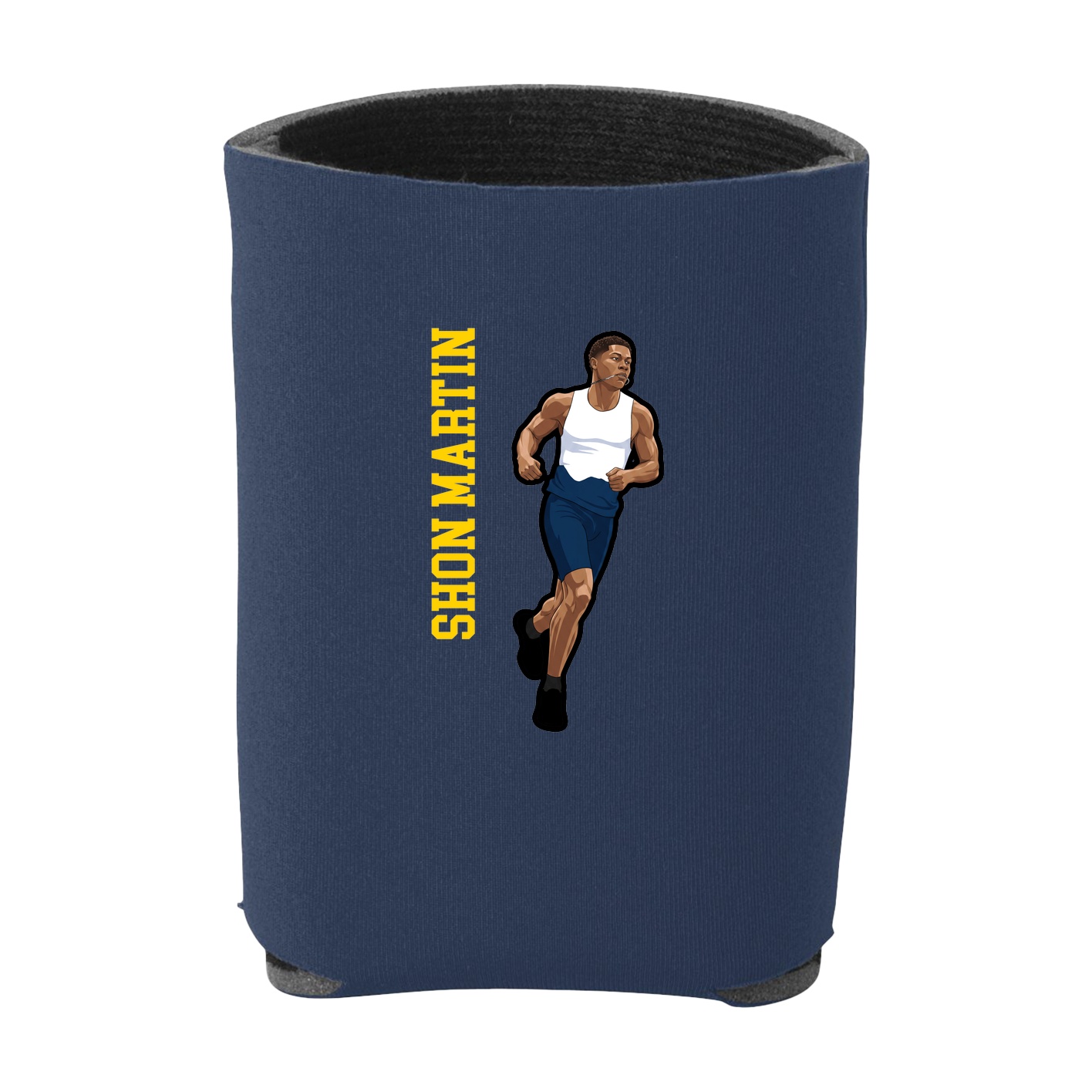 Can Holder — Name Vertical in Navy