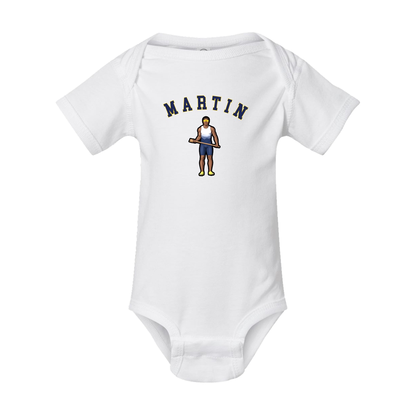 Baby Onesie — Shirsey Arch in White