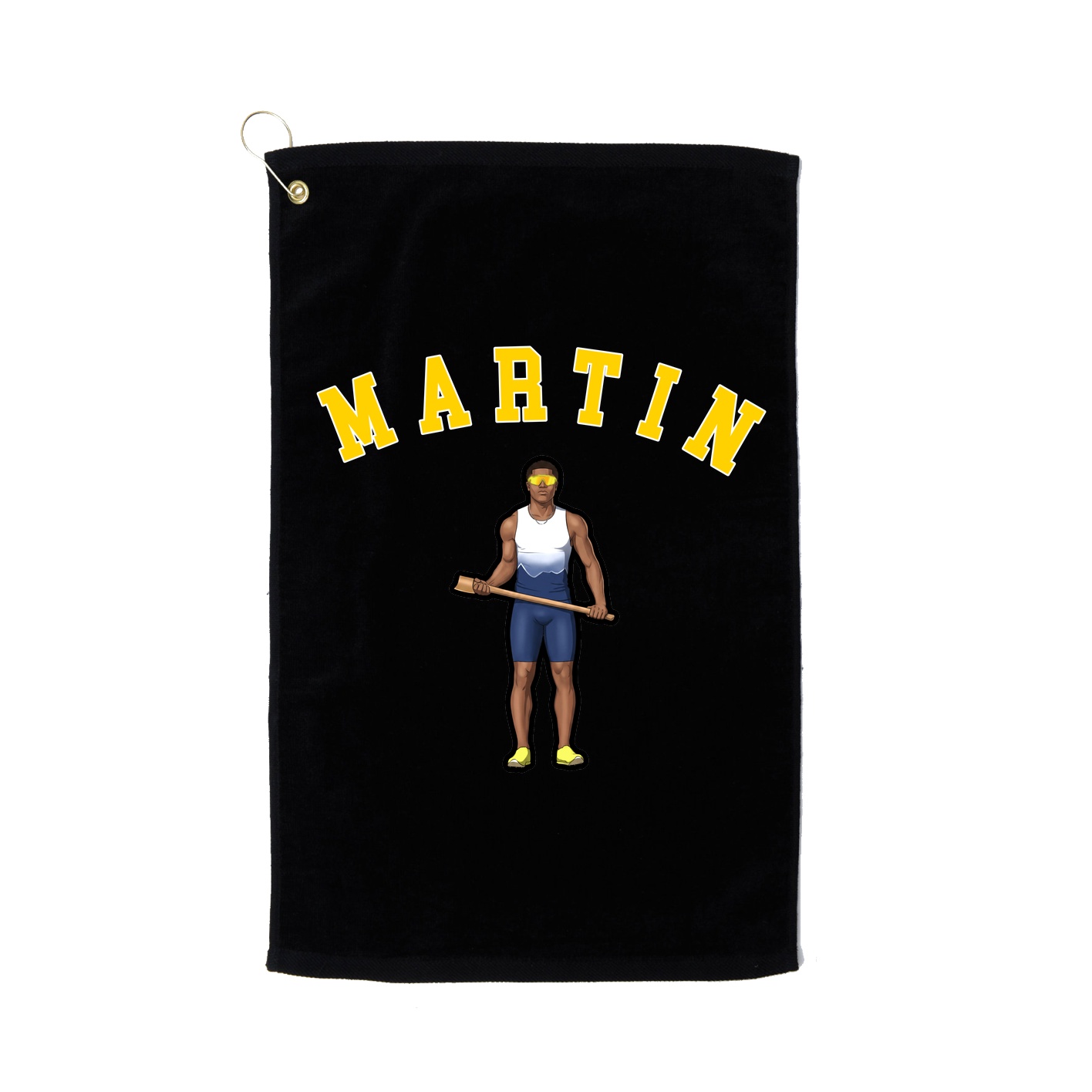 Golf Towel — Shirsey Arch in Black
