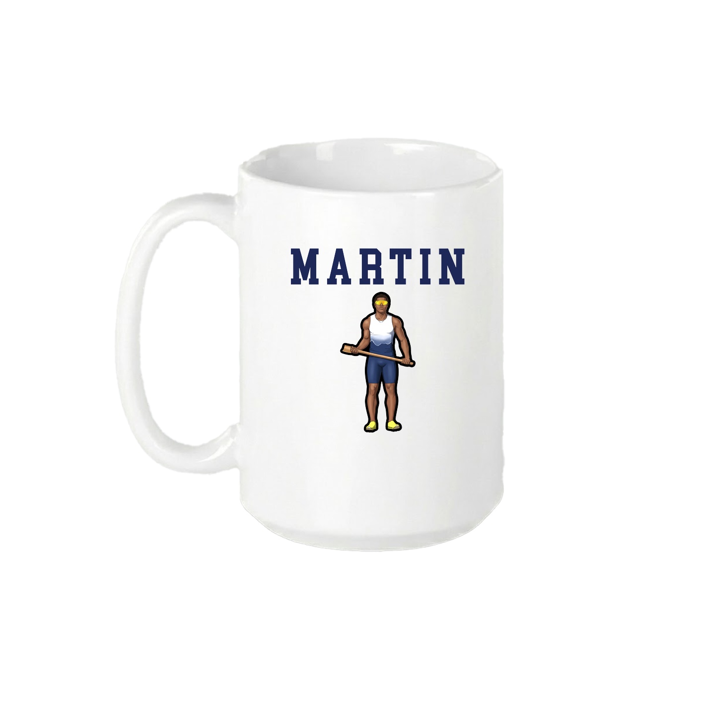 15oz Coffee Mug — Shirsey in White