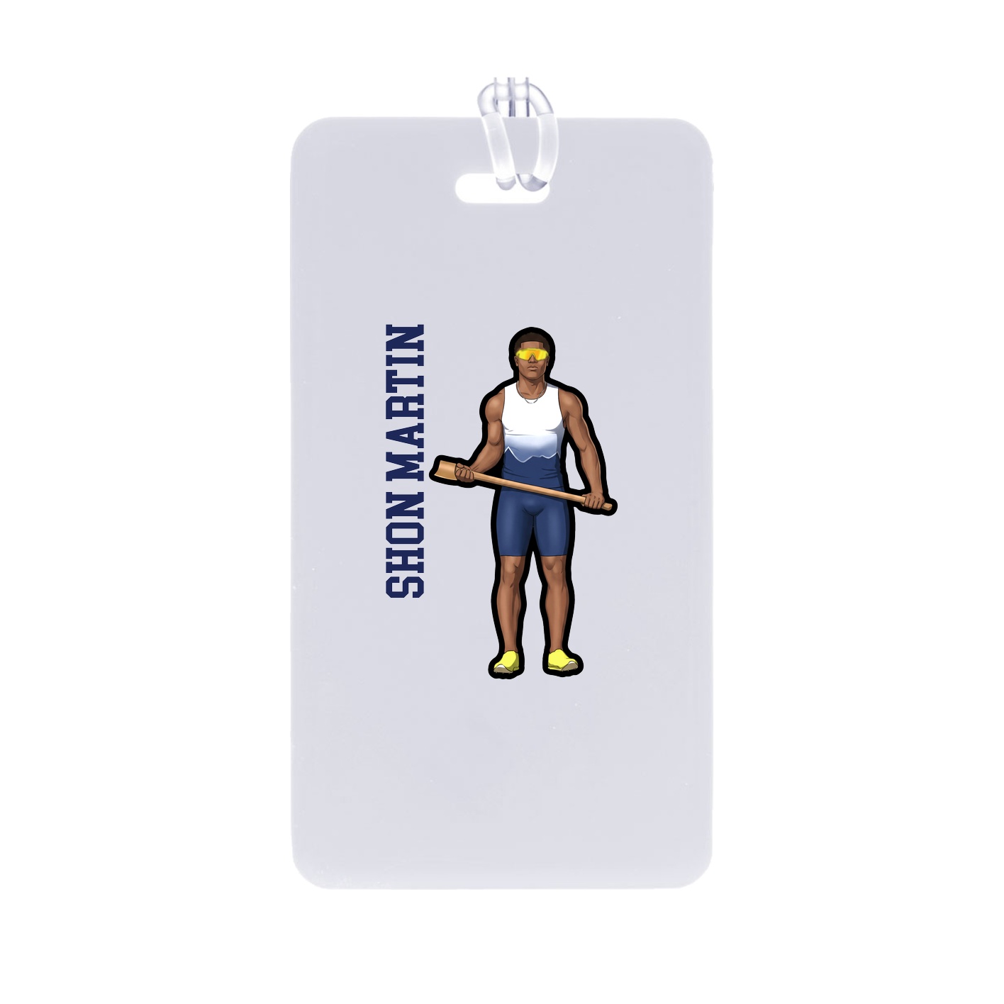 Bag Tag — Name Vertical in Classic