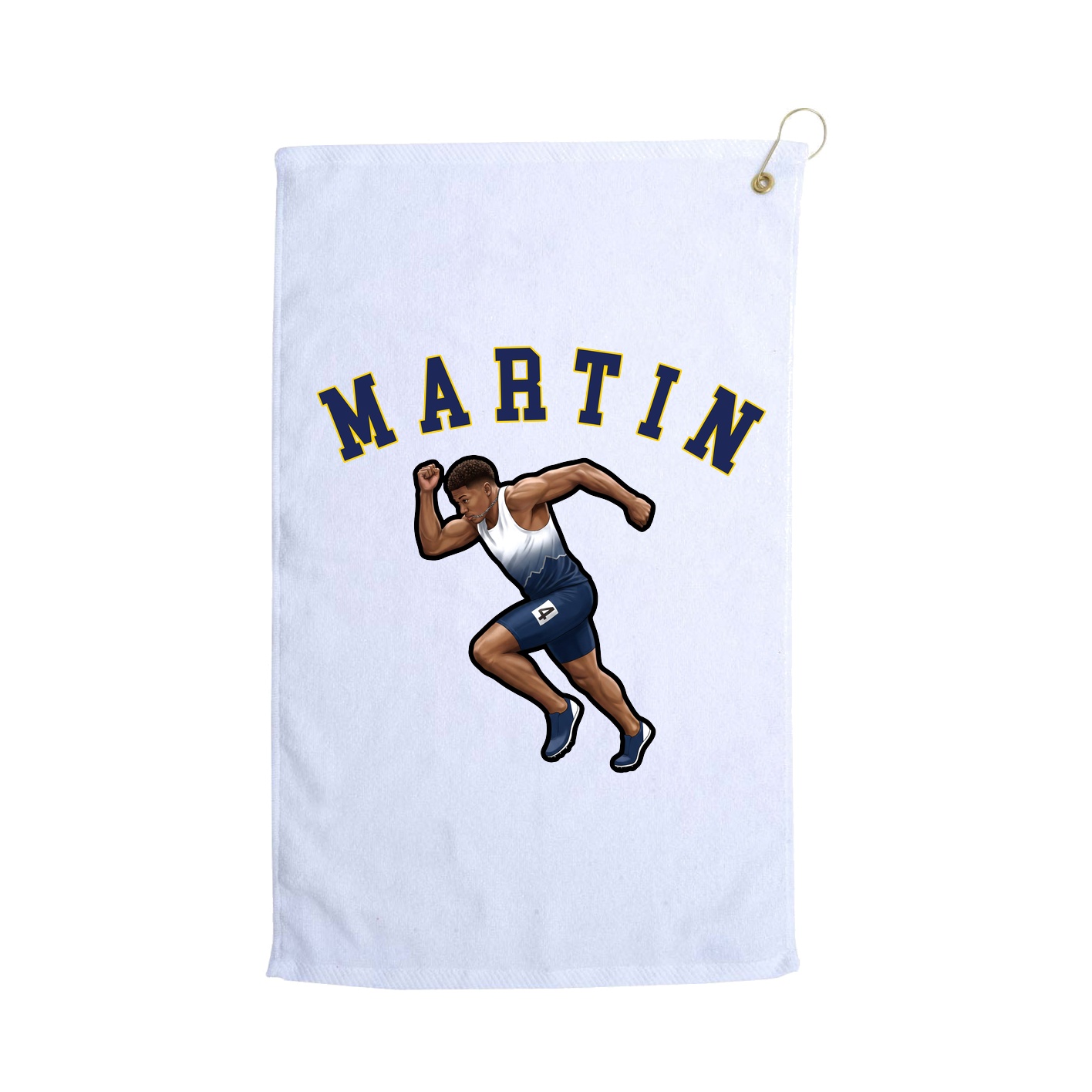 Golf Towel — Shirsey Arch in White