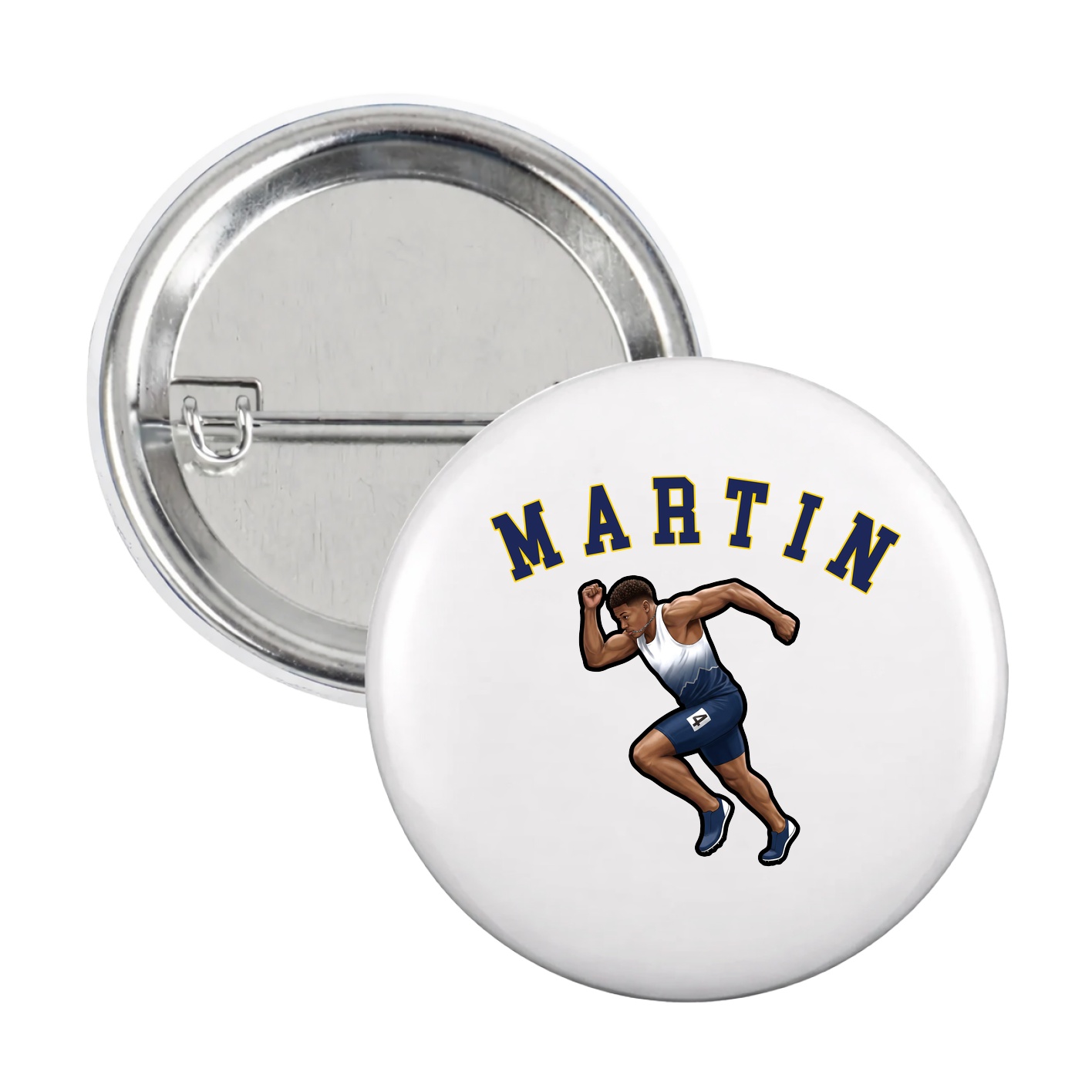 Game Day Button — Shirsey Arch in White