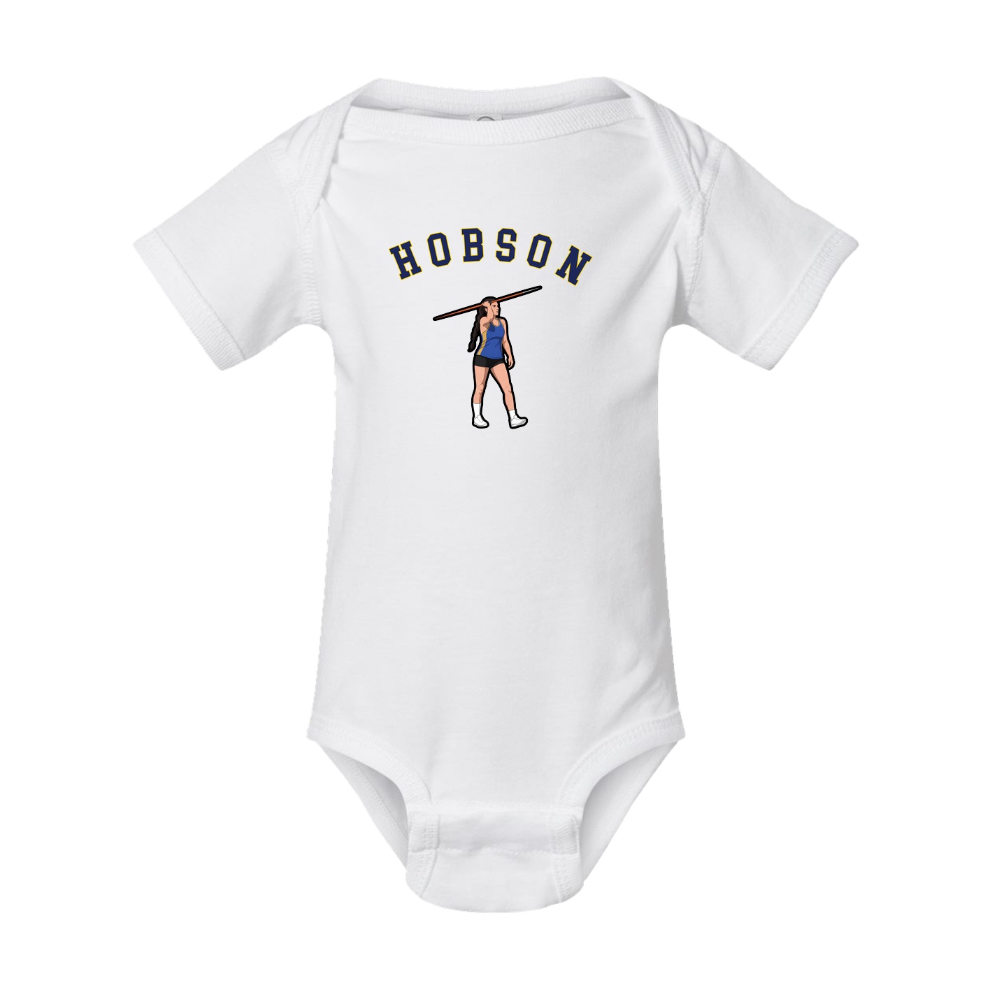Baby Onesie — Shirsey Arch in White