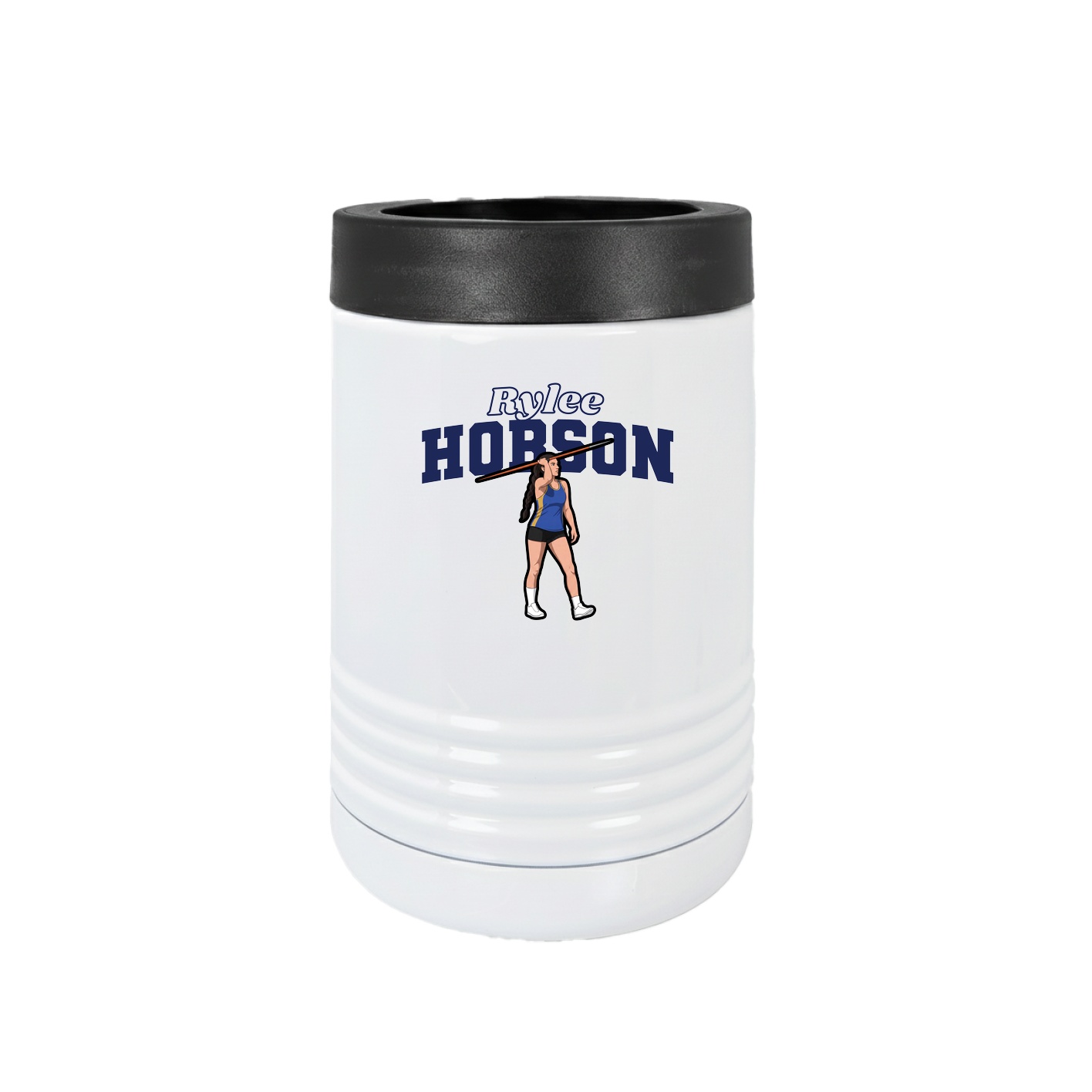 Beverage Holder — Name Arch in White