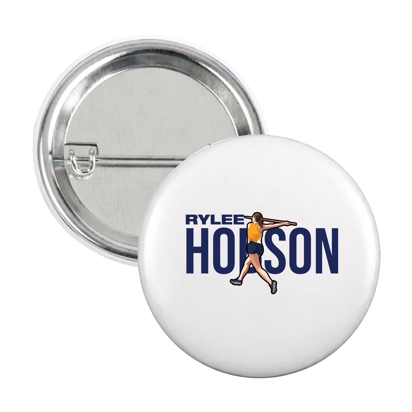Game Day Button — Player Name in White