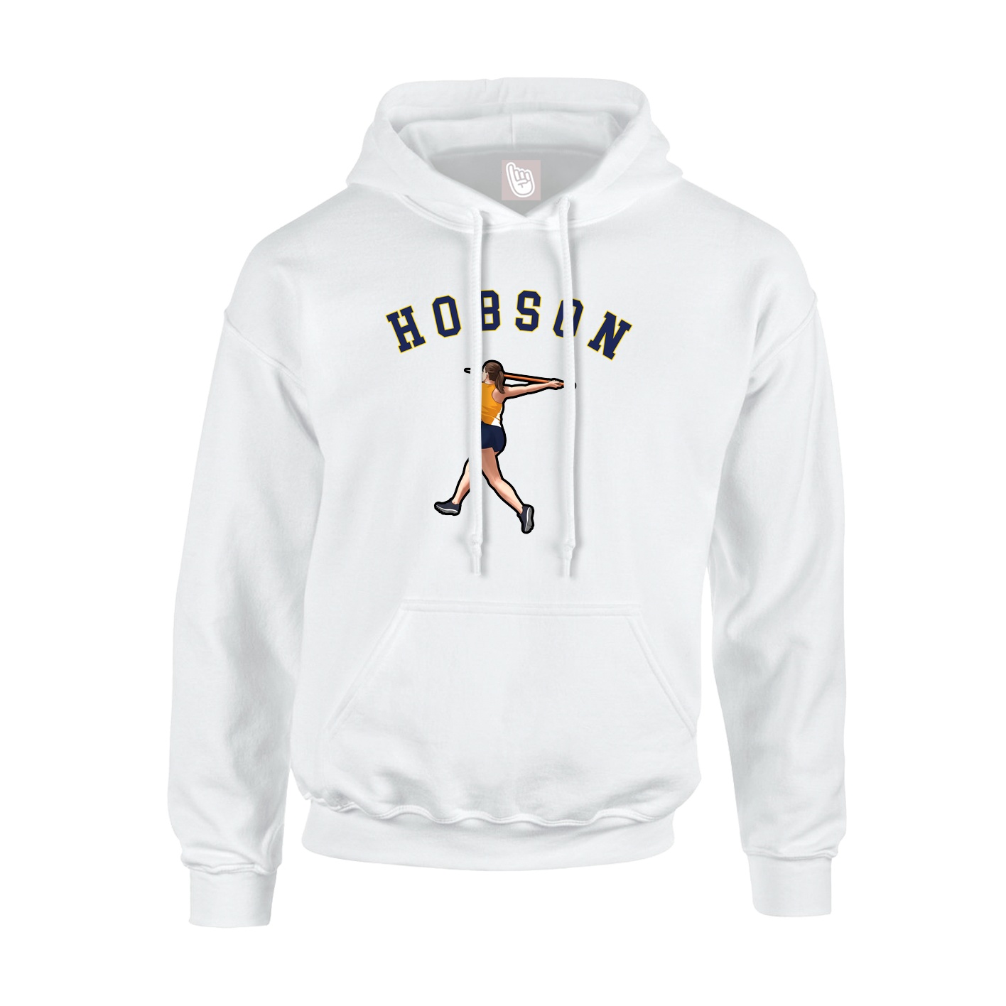 Hoodie — Shirsey Arch in White