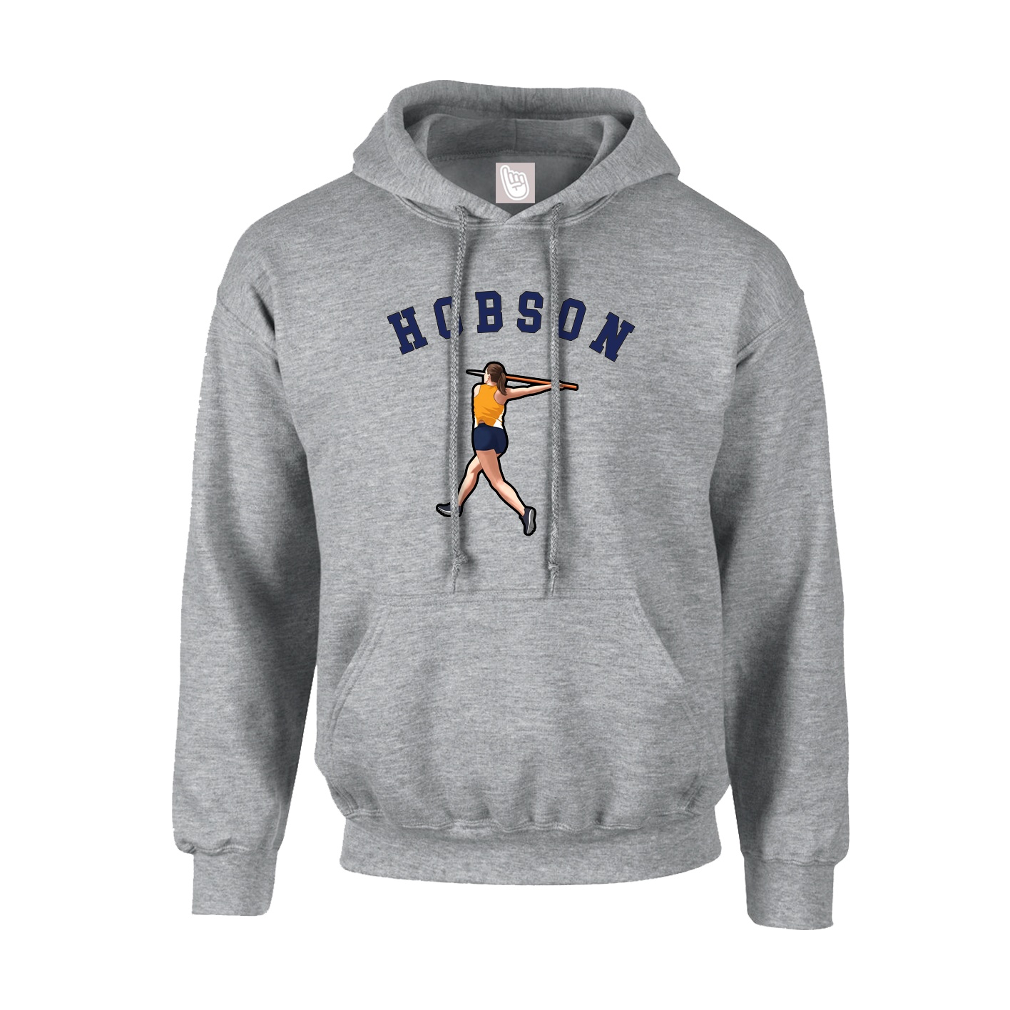 Youth Hoodie — Shirsey Arch in Grey