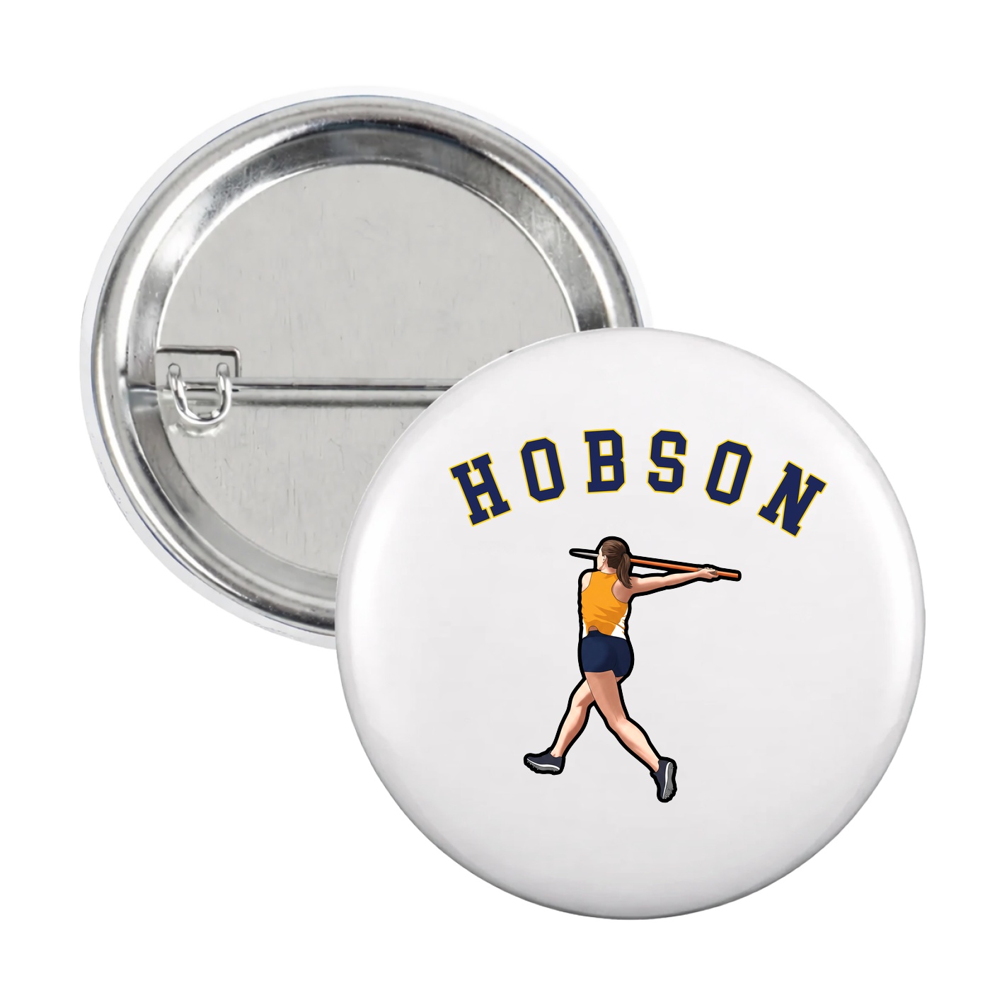 Game Day Button — Shirsey Arch in White