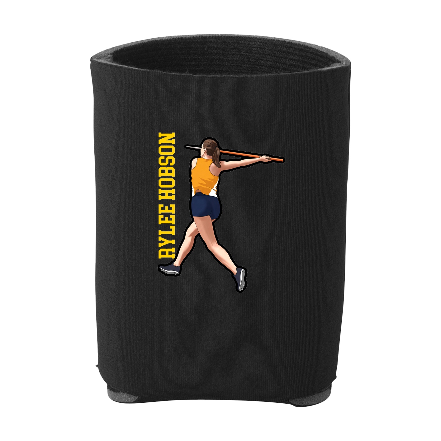 Can Holder — Name Vertical in Black