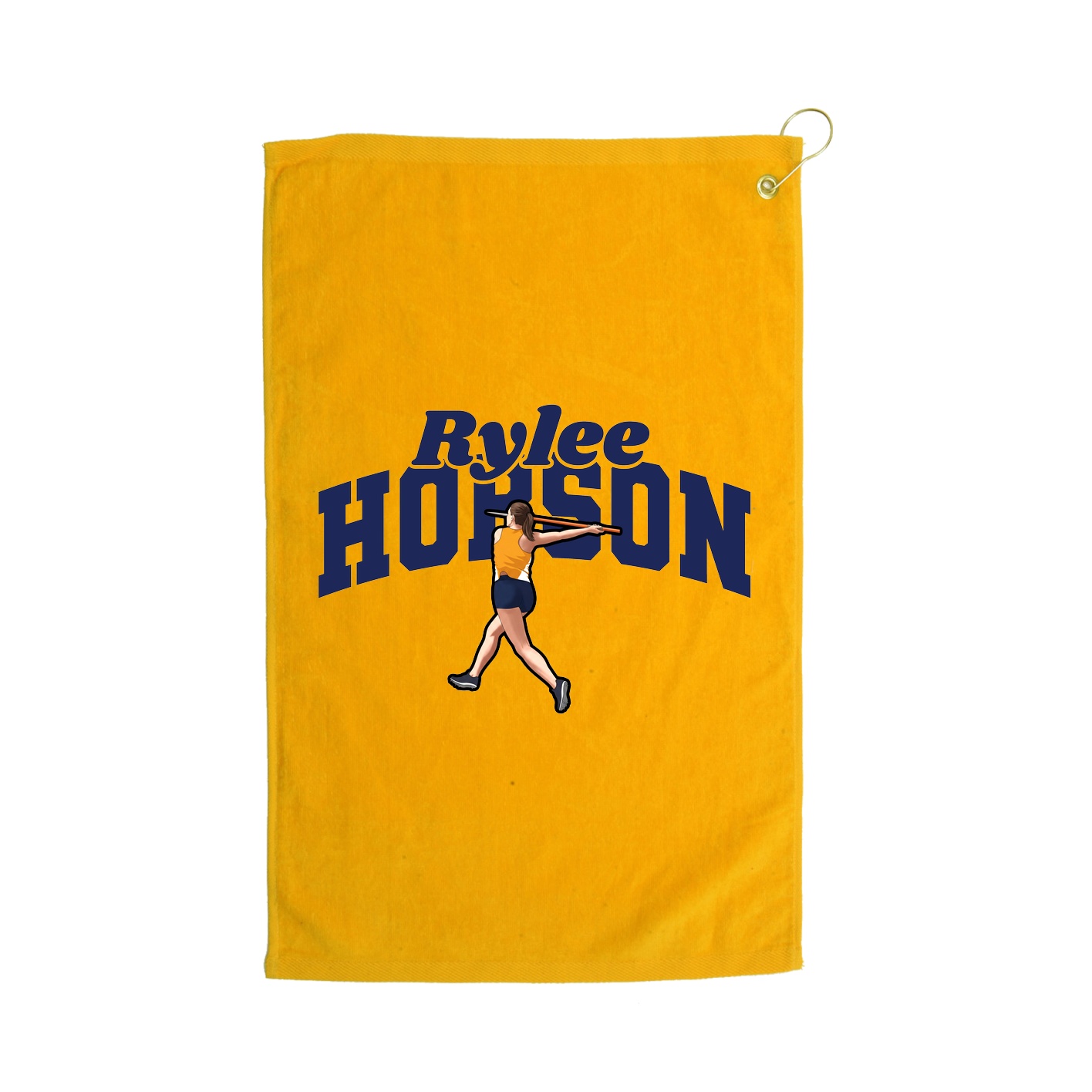 Golf Towel — Signature Arch in Gold