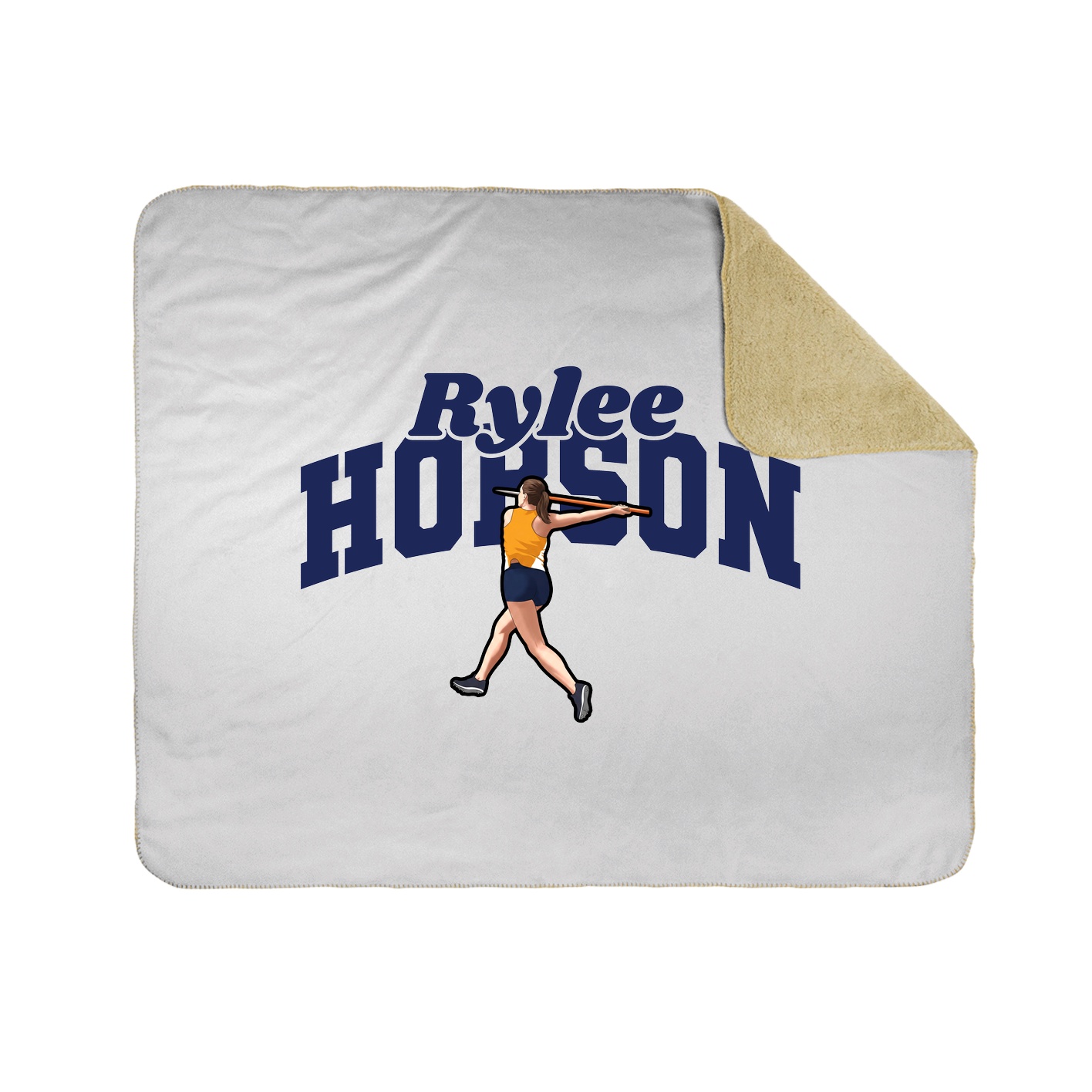 Throw Blanket — Signature Arch in White