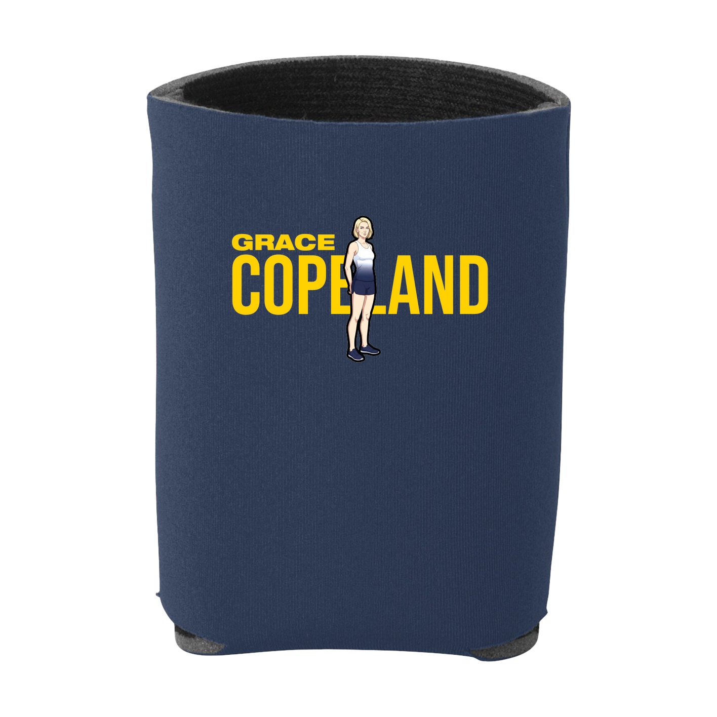 Can Holder — Player Name in Navy