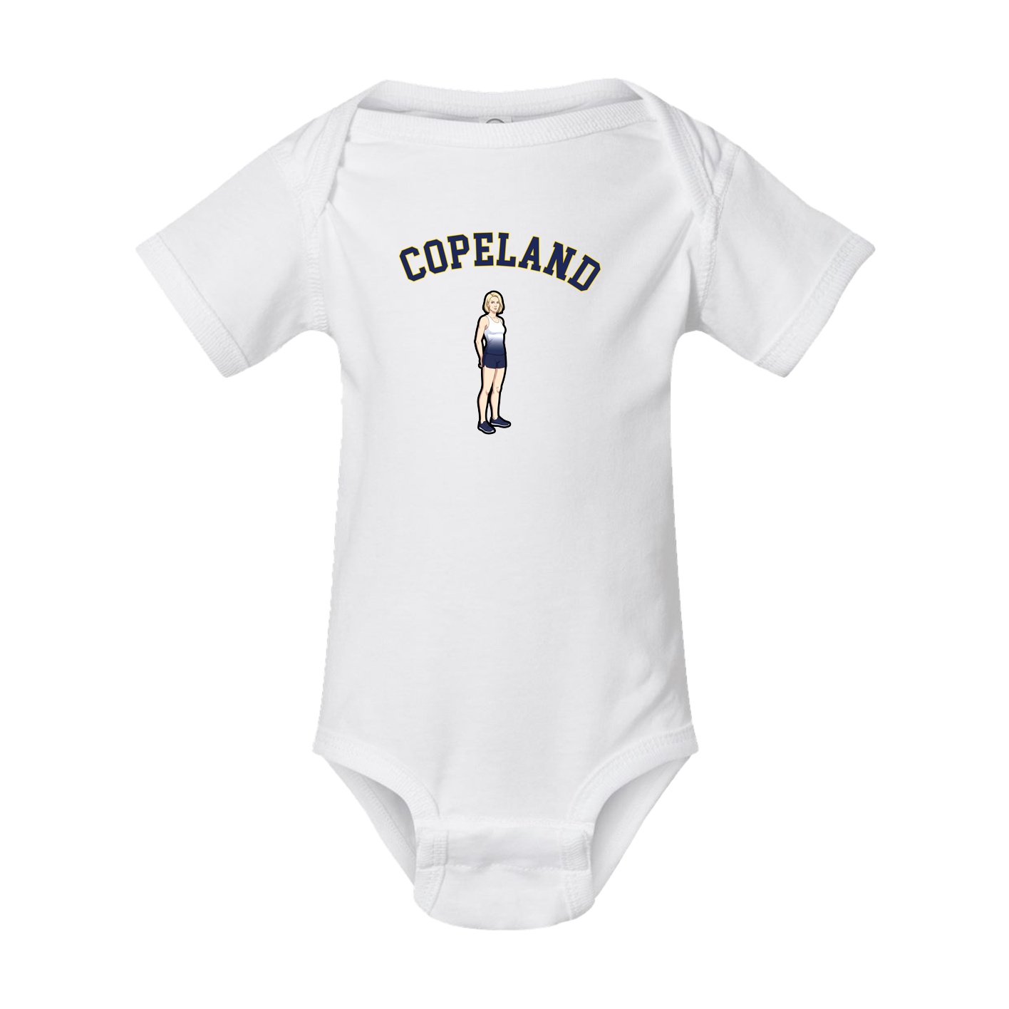 Baby Onesie — Shirsey Arch in White