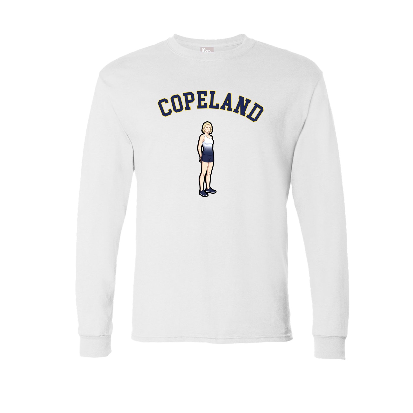 Long Sleeve Tee — Shirsey Arch in White