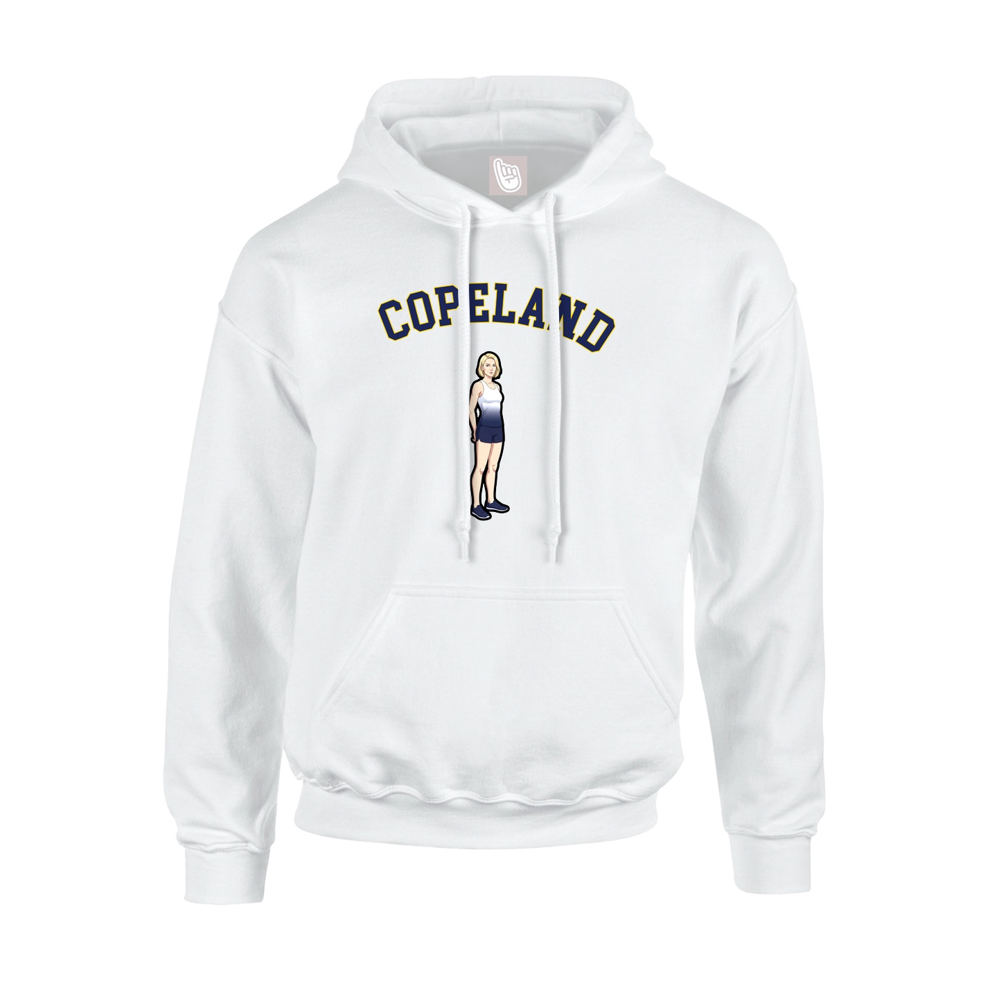 Hoodie — Shirsey Arch in White