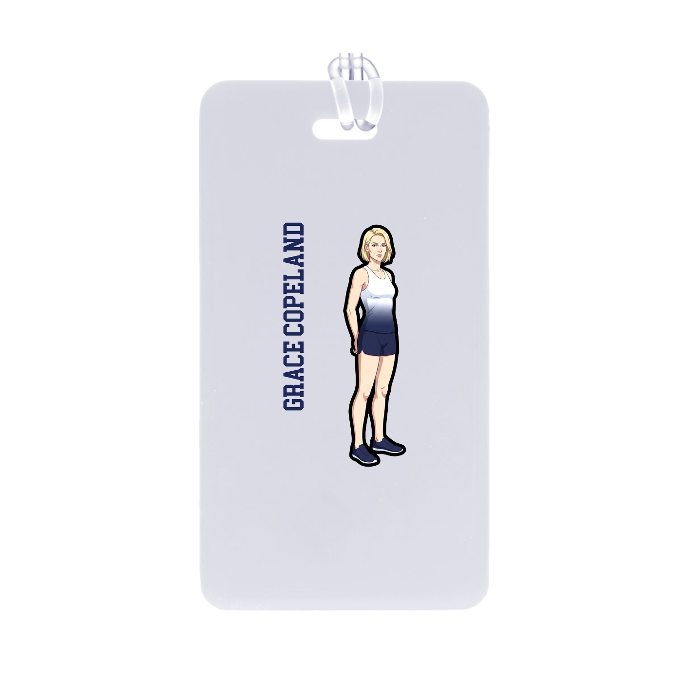 Bag Tag — Name Vertical in Classic